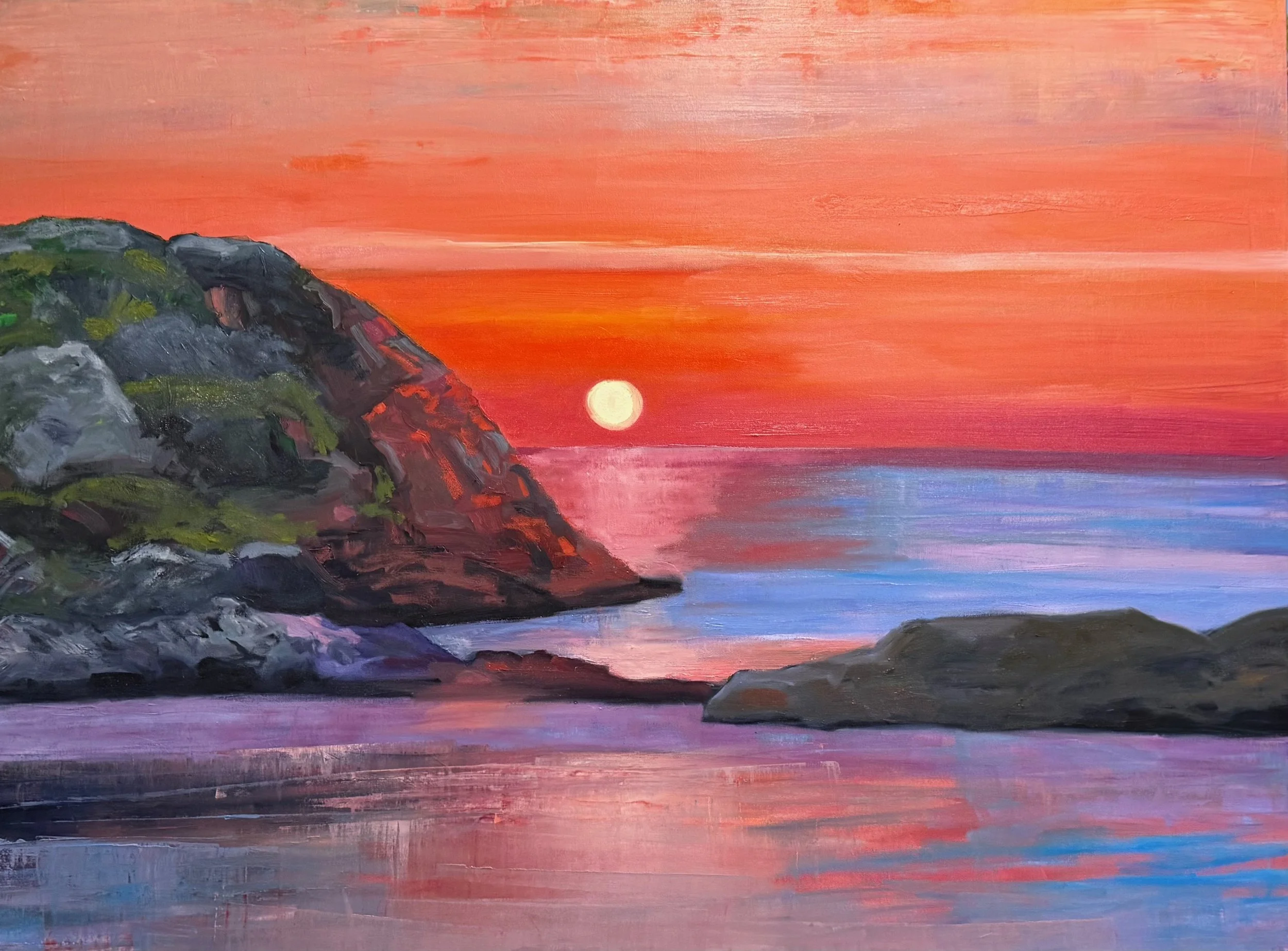  Mañana Sunset, Oil on Canvas, 36" x 48", October 2026