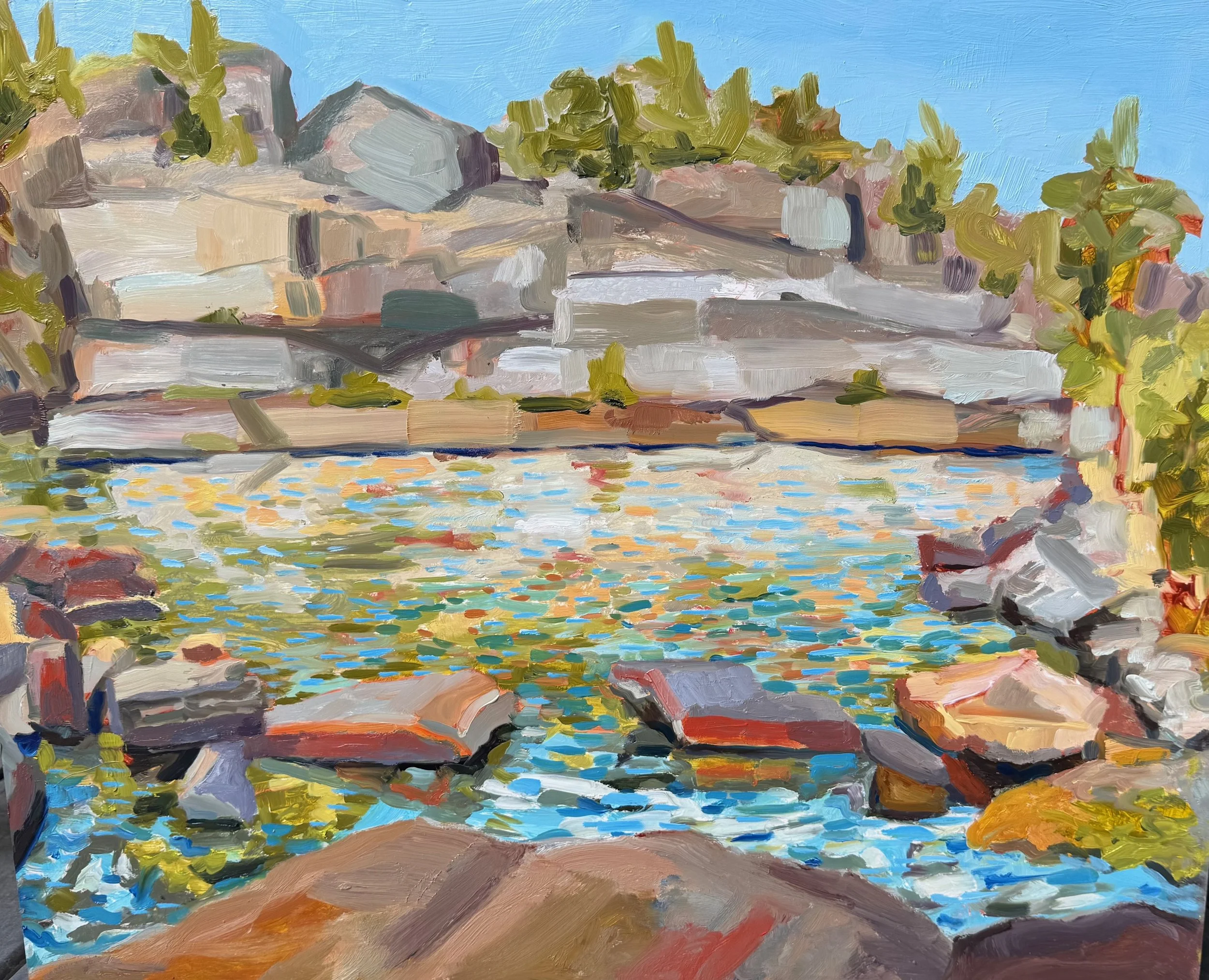 The Quarry, 16",x 24"  Oil on Panel, 2026