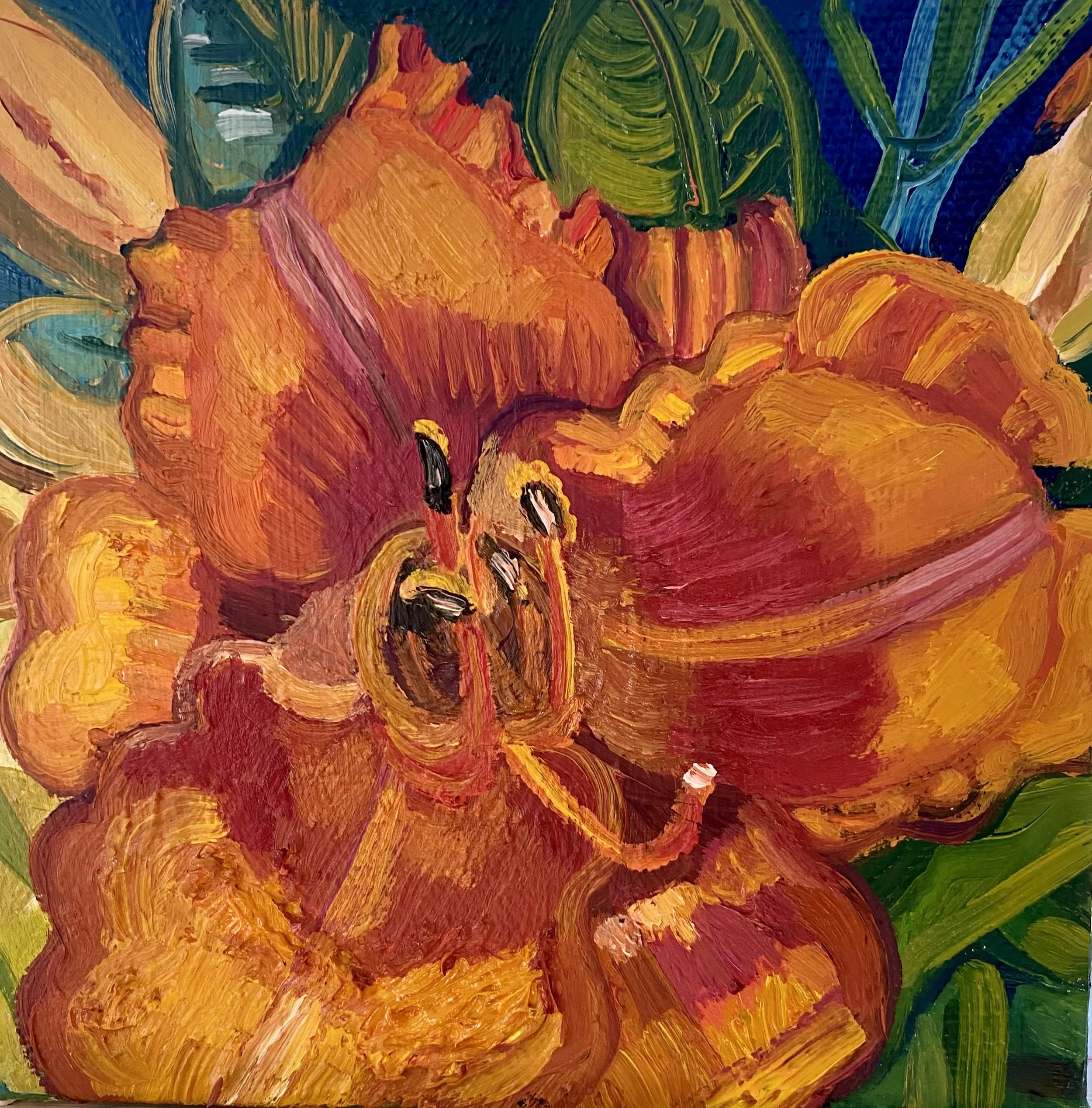 tiger, oil on canvas, 6" x 6" 2022

All images © 2026 Adele Drake