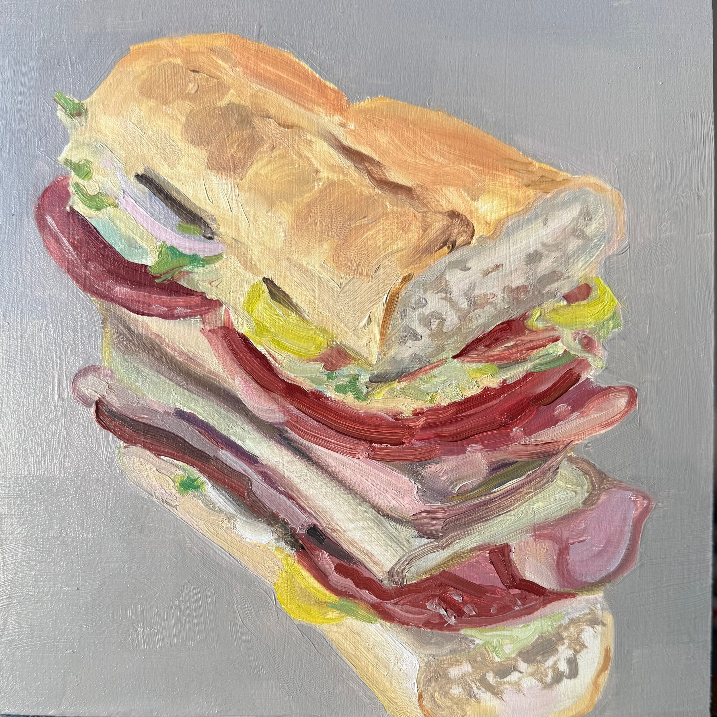 The Godfather, Oil on cradled Board, 8" x 8" 2026