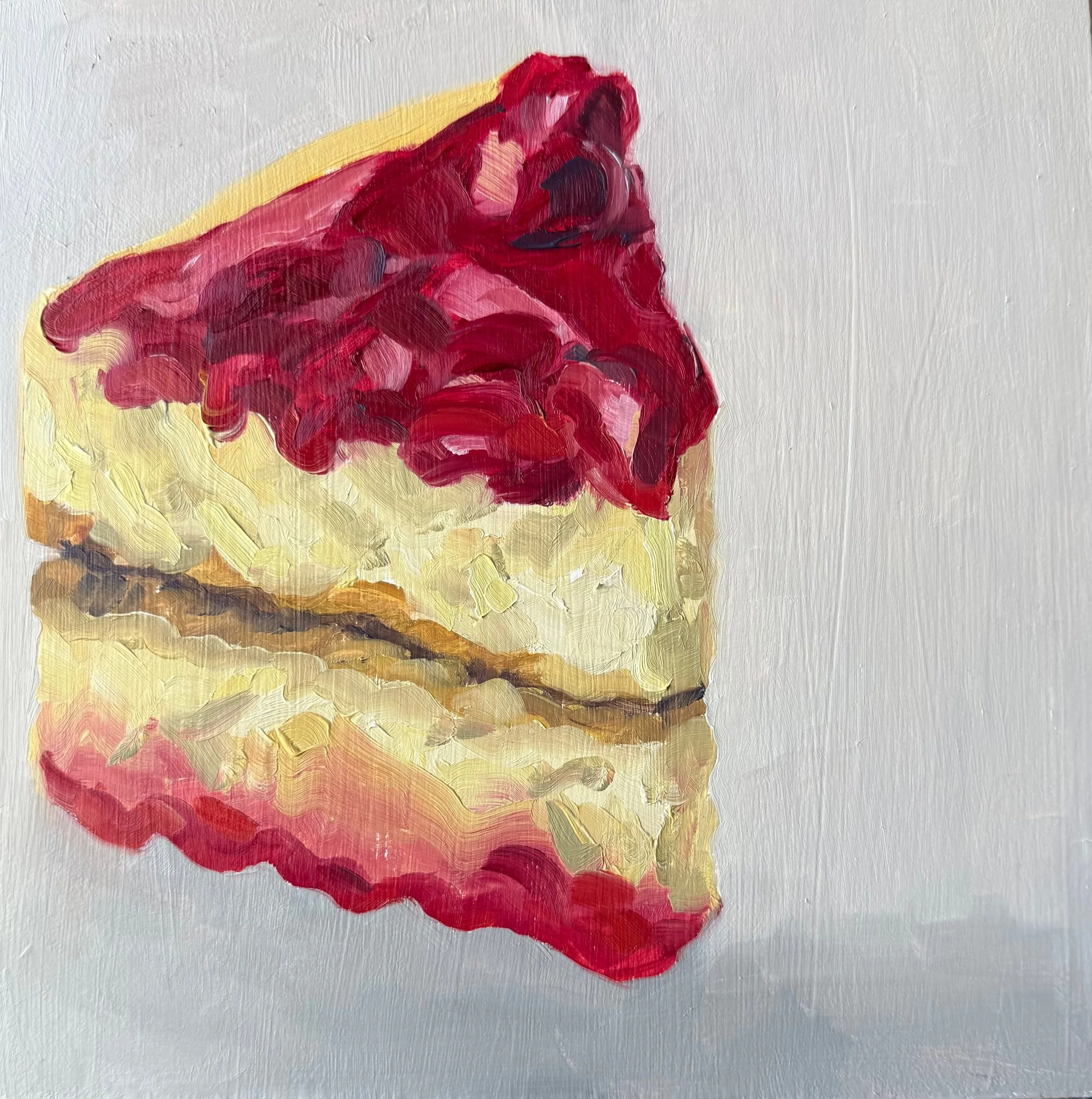 Joy of Life I, Oil on cradled Board, 8" x 8" 2026