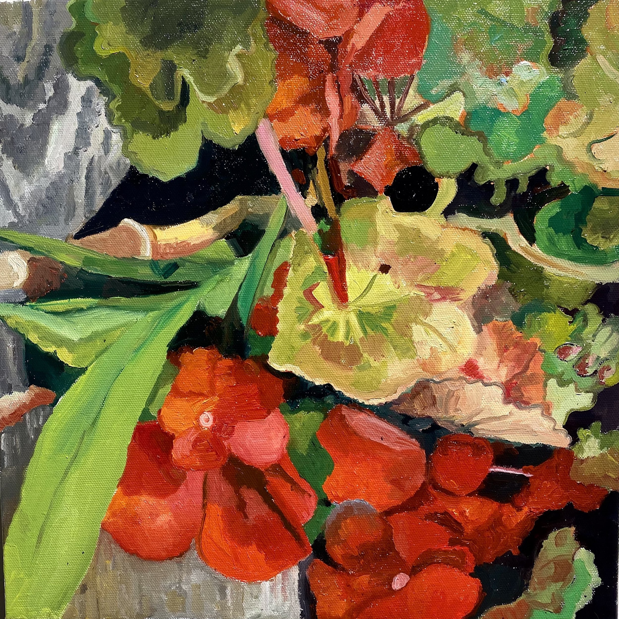 Geranium, oil on canvas, 12' x 12", 2019

All images © 2026 Adele Drake