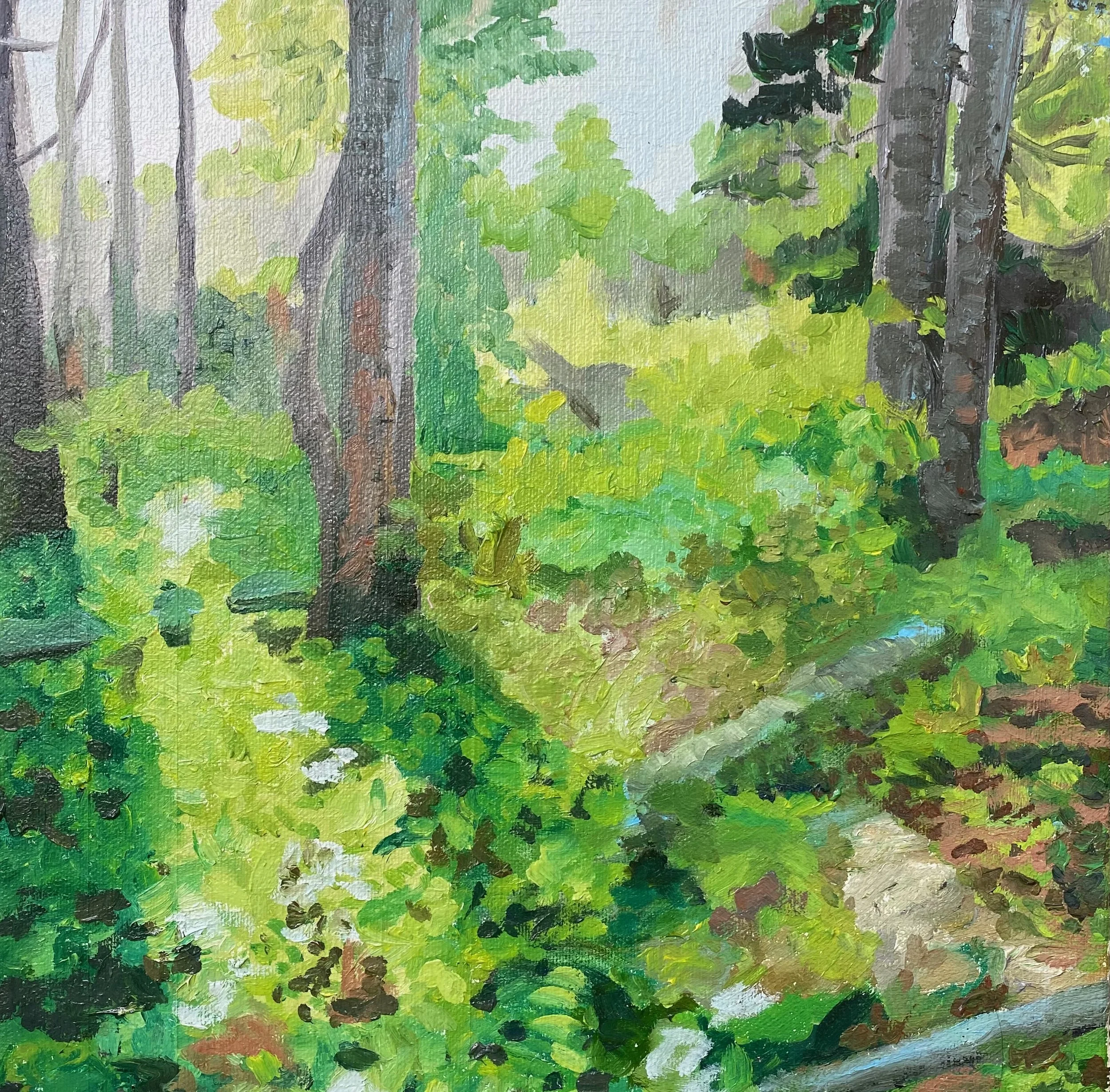 Forest Bath, oil on canvas, 12" x 12" 2022

All images © 2026 Adele Drake