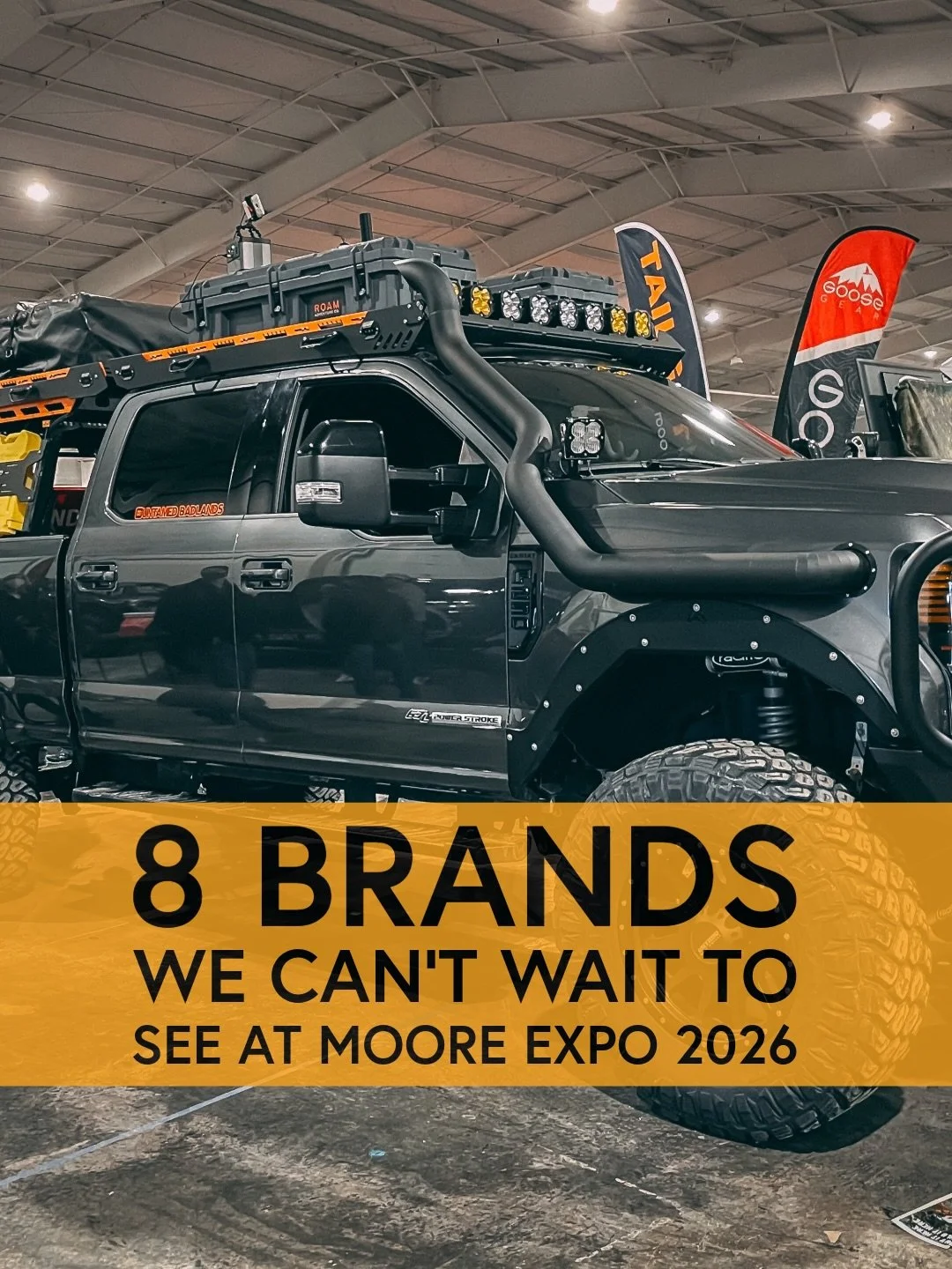 The expo floor opens in 5 days. 🗓️

And we&rsquo;ve been thinking about it since the vendor list dropped.

MOORE Expo is one of those events that draws the kind of overland and off-road brands who are actually doing something. Not just showing up to