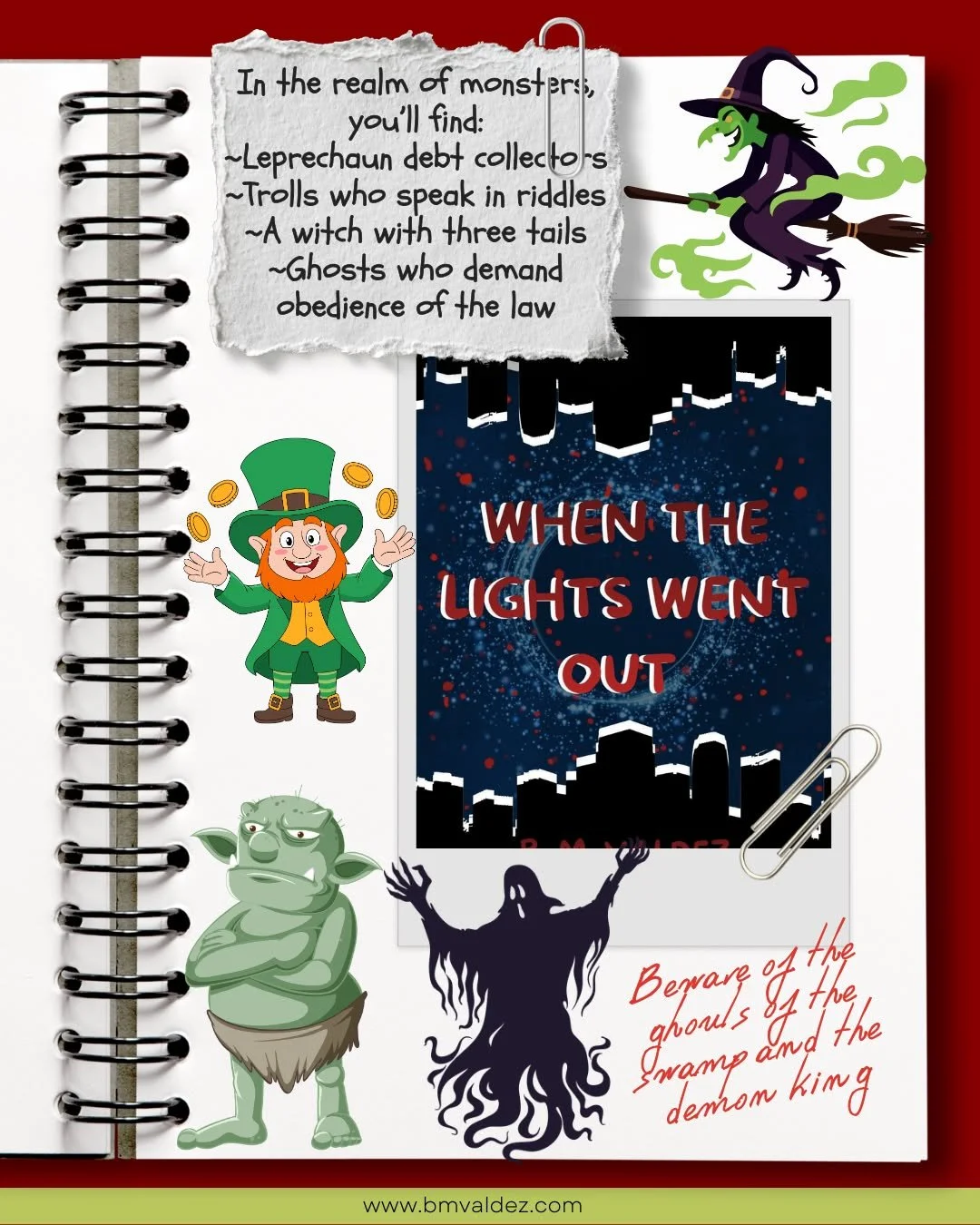 Enter the realm of monsters on 4/29 and join Coyote on his journey through a world built like a side scrolling video game! Watch out for what you will encounter within.
~Leprechaun debt collectors
~Trolls who speak in riddles
~A witch with three tail