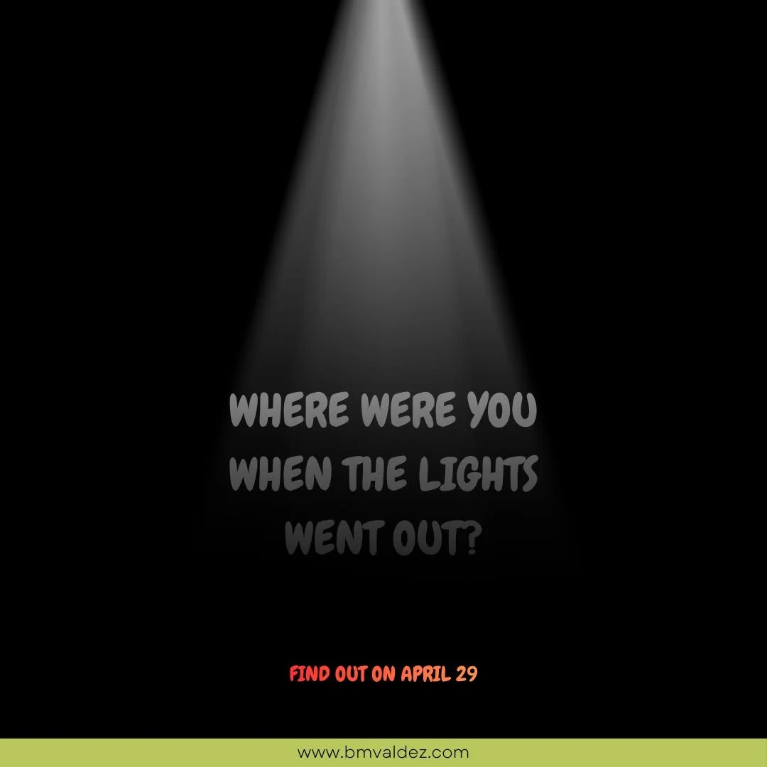 Where were you when the lights went out? Join college student Coyote while he explores the answer to this question! Novella When the Lights Went Out available in paperback and ebook on April 29. Pre-order now just about everywhere books are sold or o