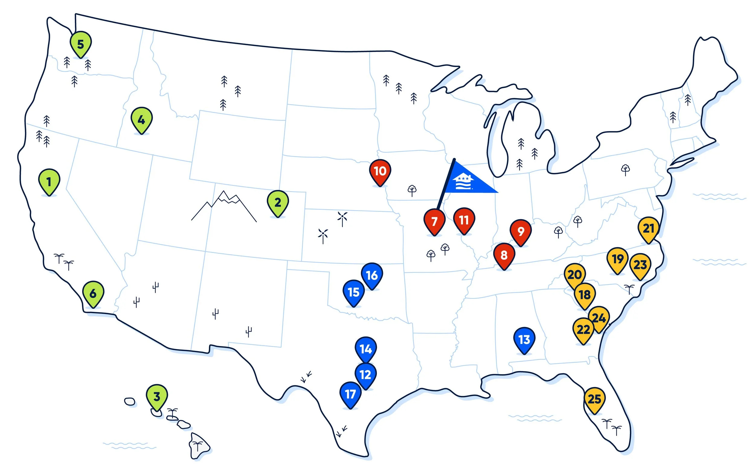 Branch Network Map