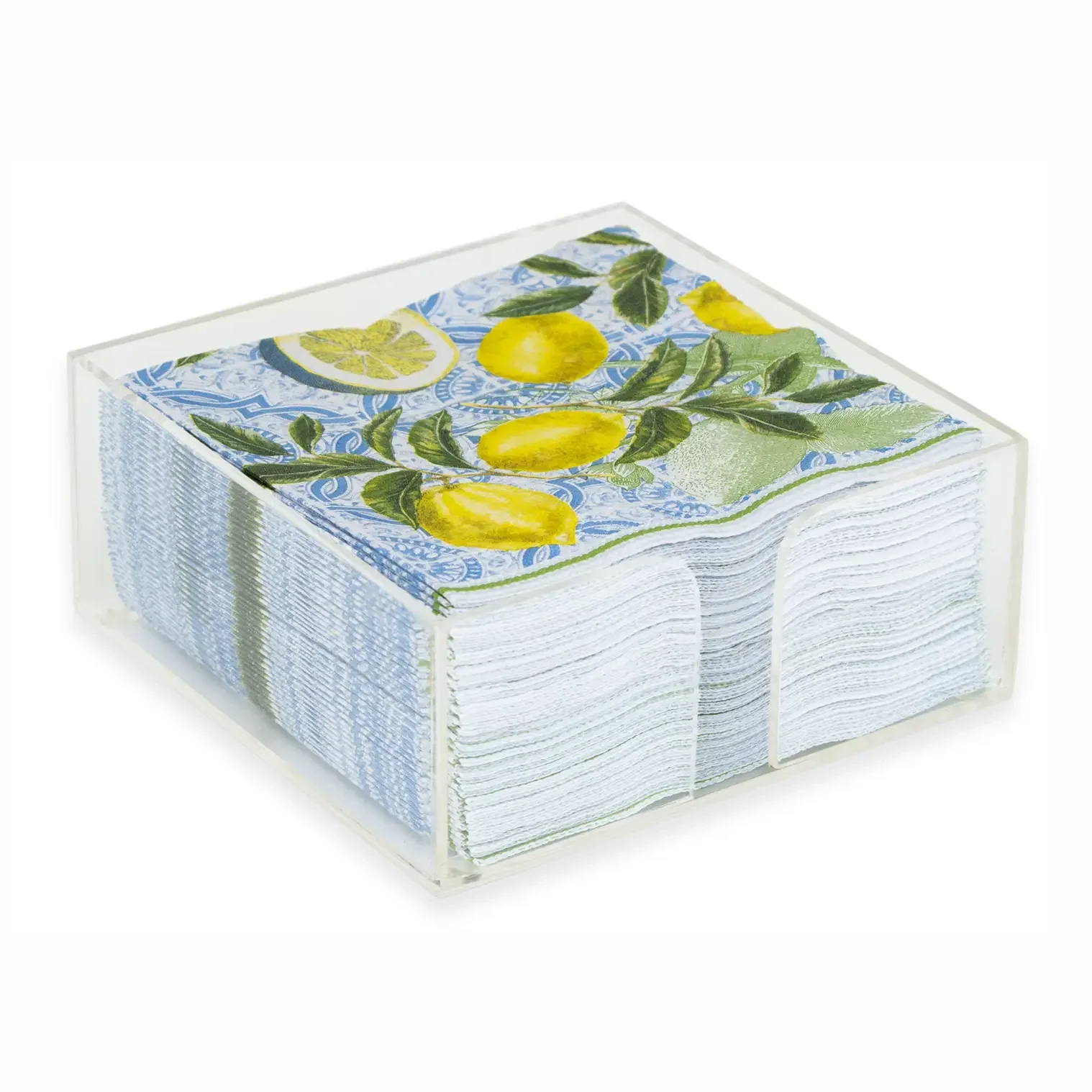 Paper Cocktail Napkin Acrylic Caddy Clear