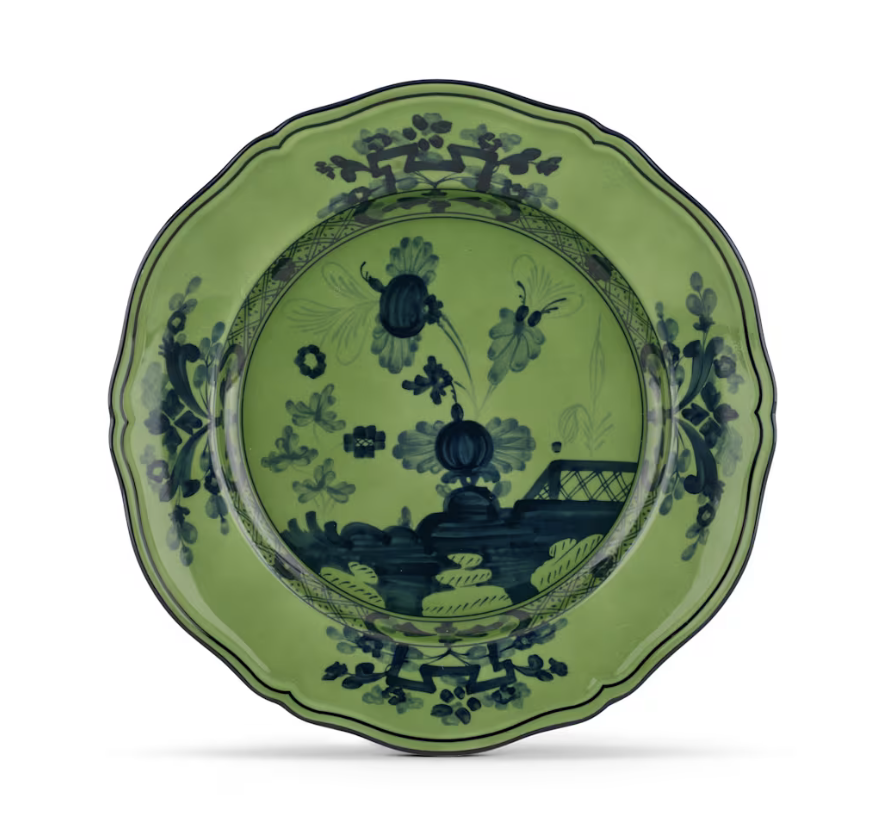 Flat Plate - Malachite - Ginori 1735