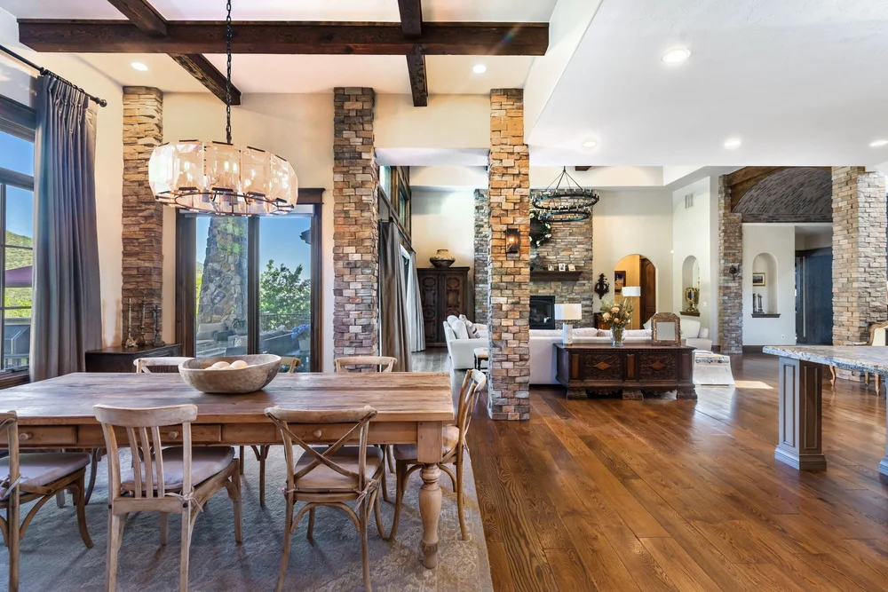 Dining room listing photo