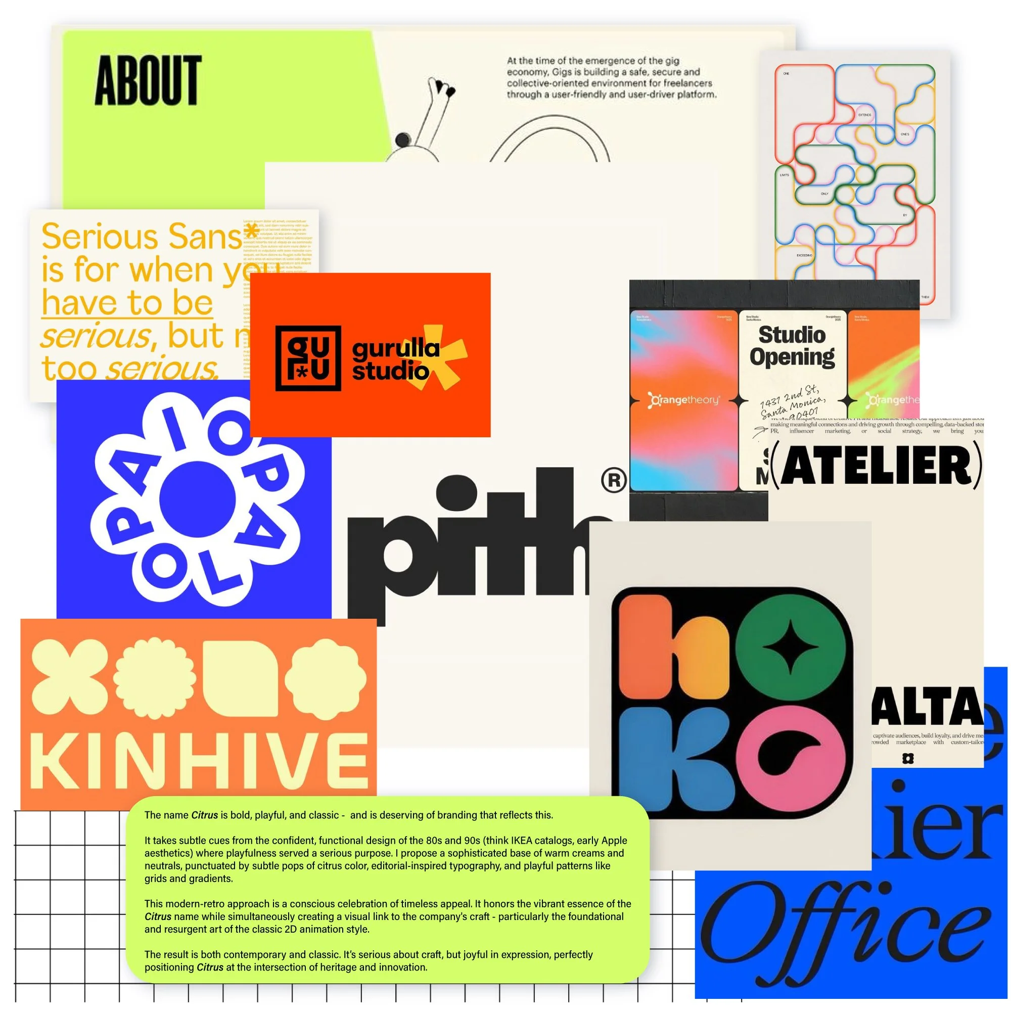 Citrus Visual Identity Mood Board