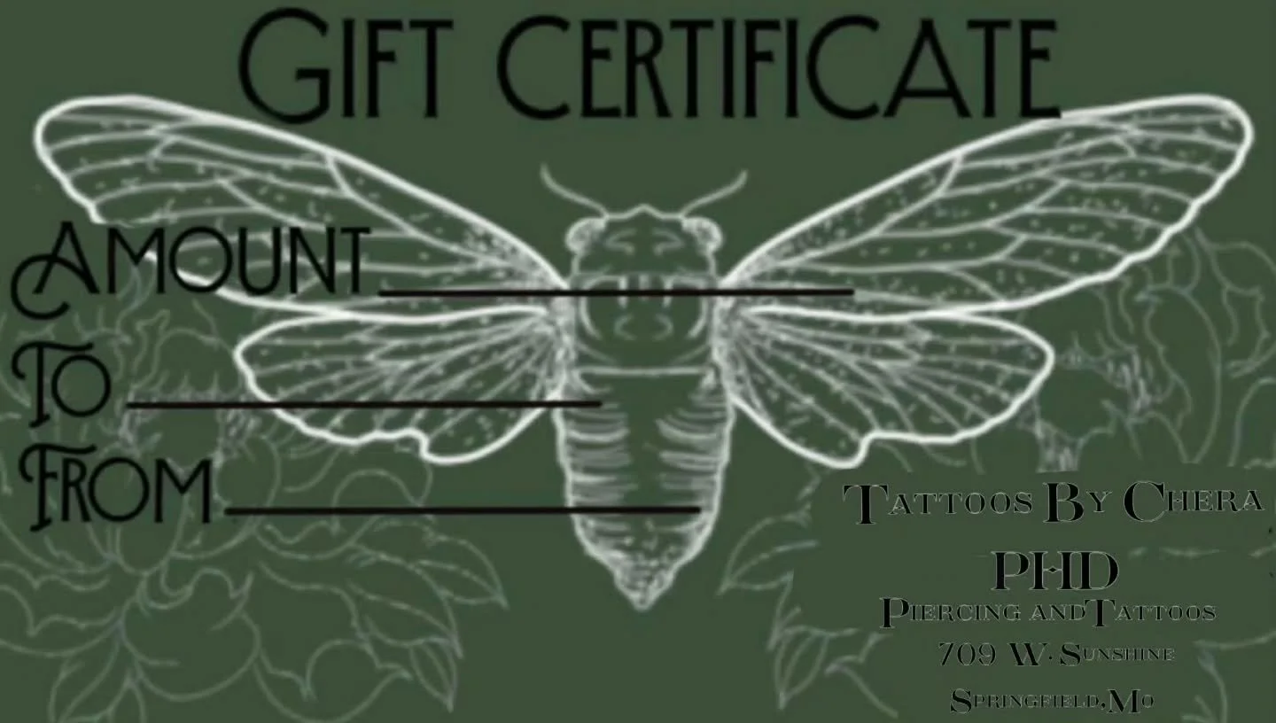 Chera has gift cards available! These are the perfect holiday gift! These will be available until the end of the year! Message her to get yours today!
 🖤