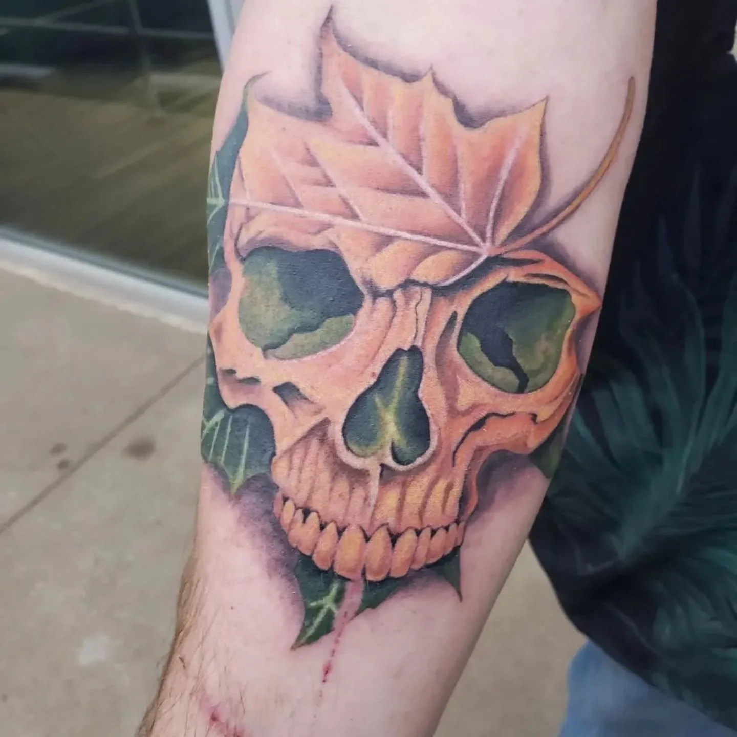 Amazing color pencil art turned into a beautiful tattoo by Austin.

Ready to schedule your next piece?

709 W. Sunshine St. Springfield, MO 65807
(417) 590-4399