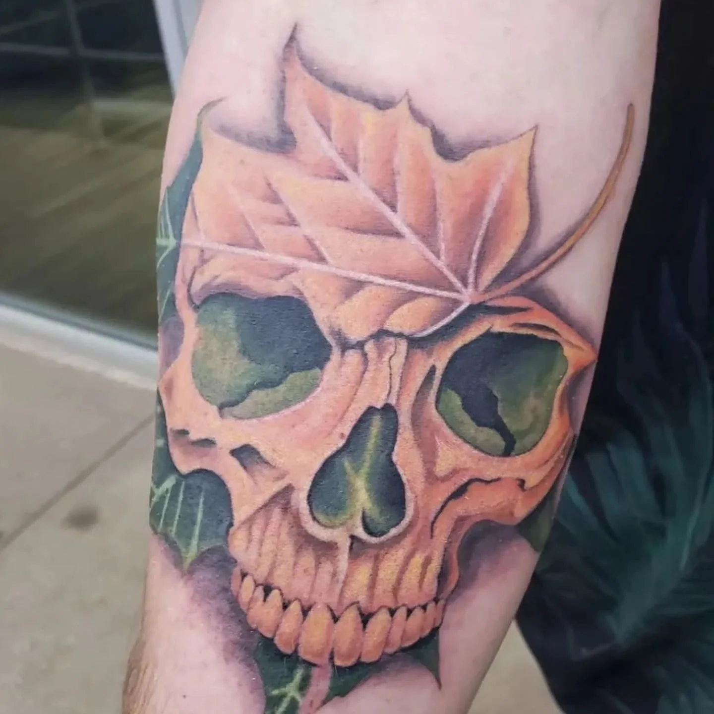 Loving this Skull Piece by Austin!
