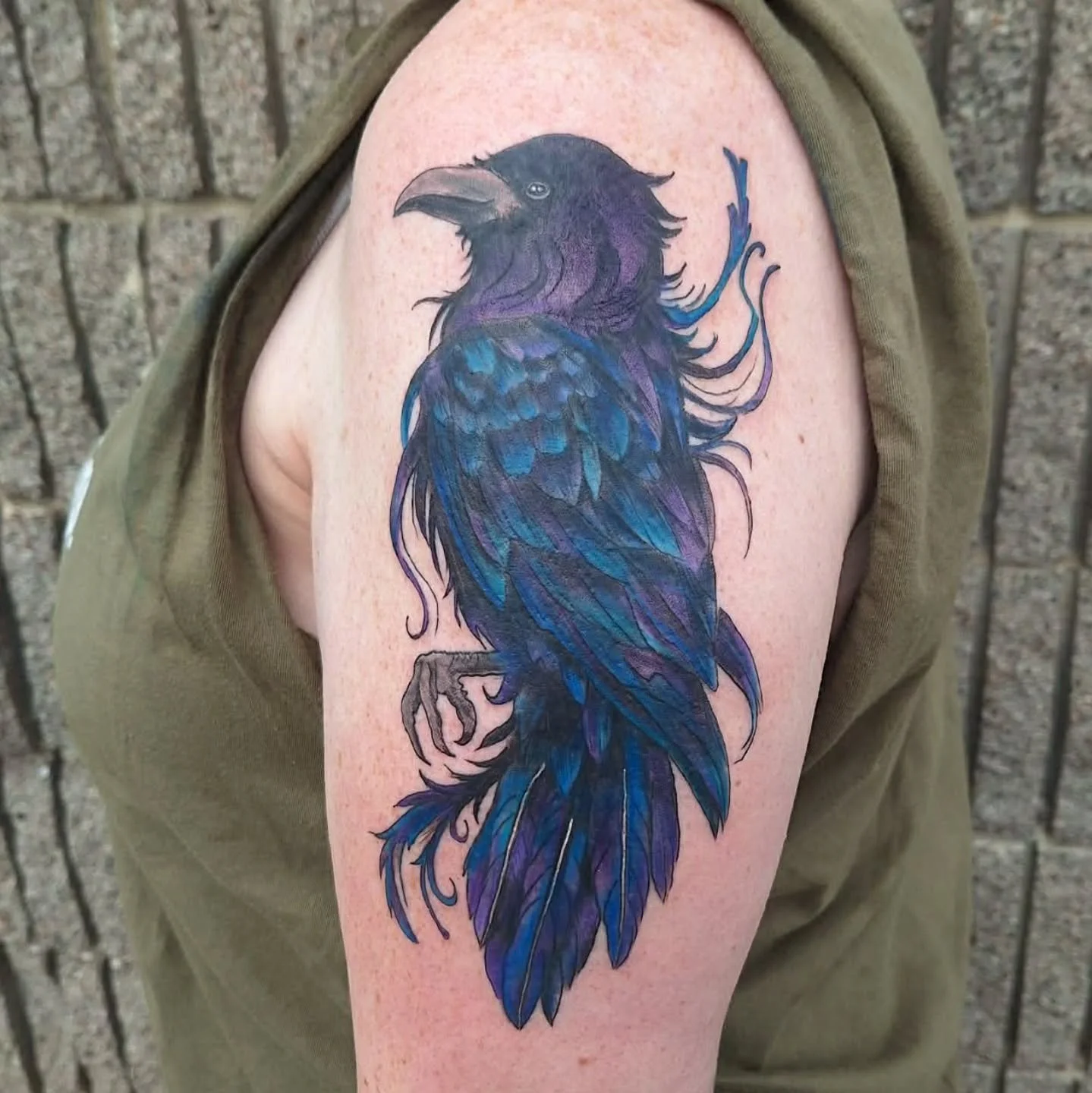 Even Chera our mandala guru dables in color every once and awhile!