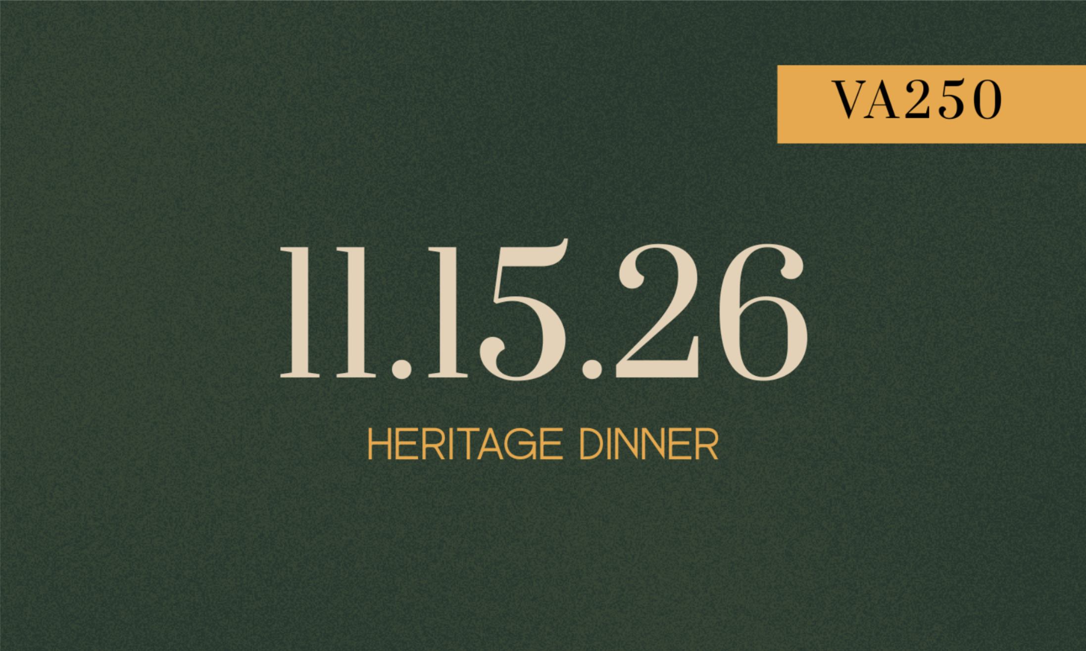 Harvest Dinner