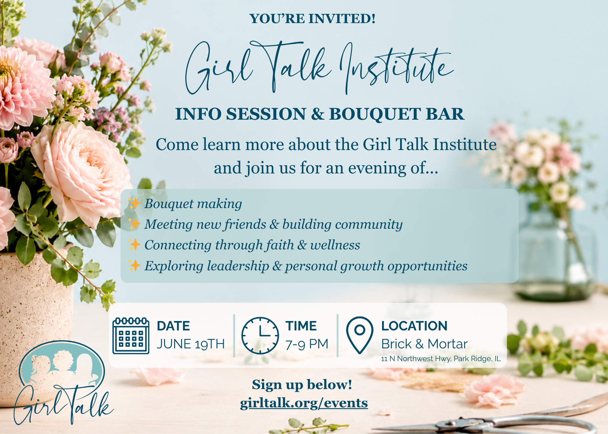 Girl Talk Institute Info Session