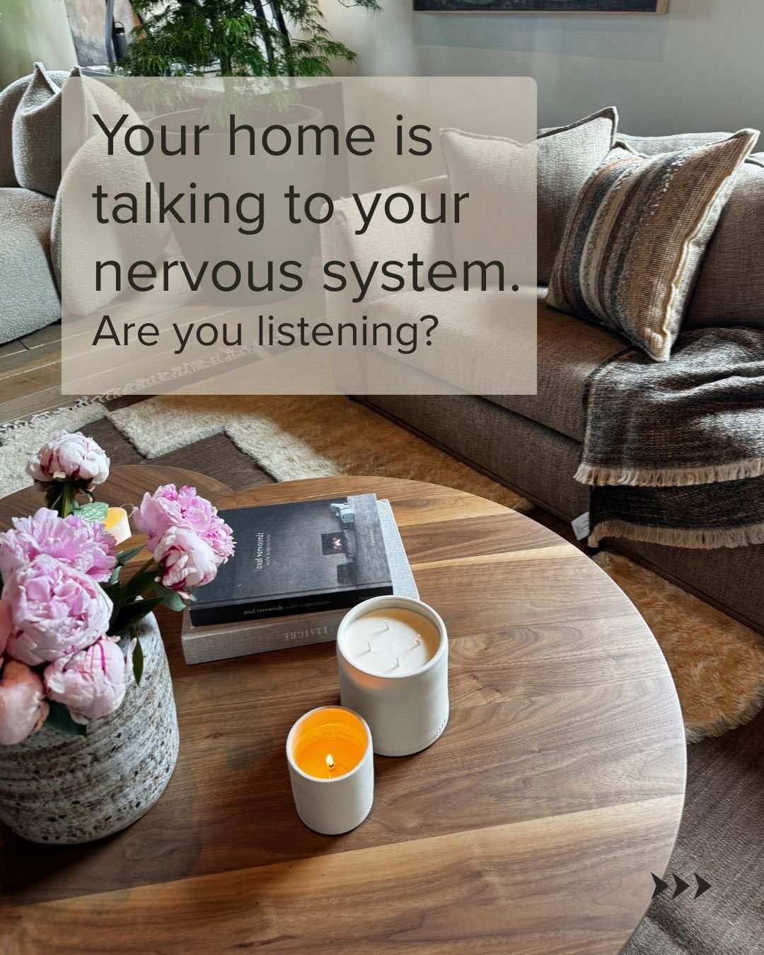 Your home does more than look beautiful &mdash; it speaks to your body. ✨�

Through light, texture, rhythm, and carefully chosen details, your spaces are constantly influencing how you feel: your focus, your calm, your energy.

Feeling restless or dr