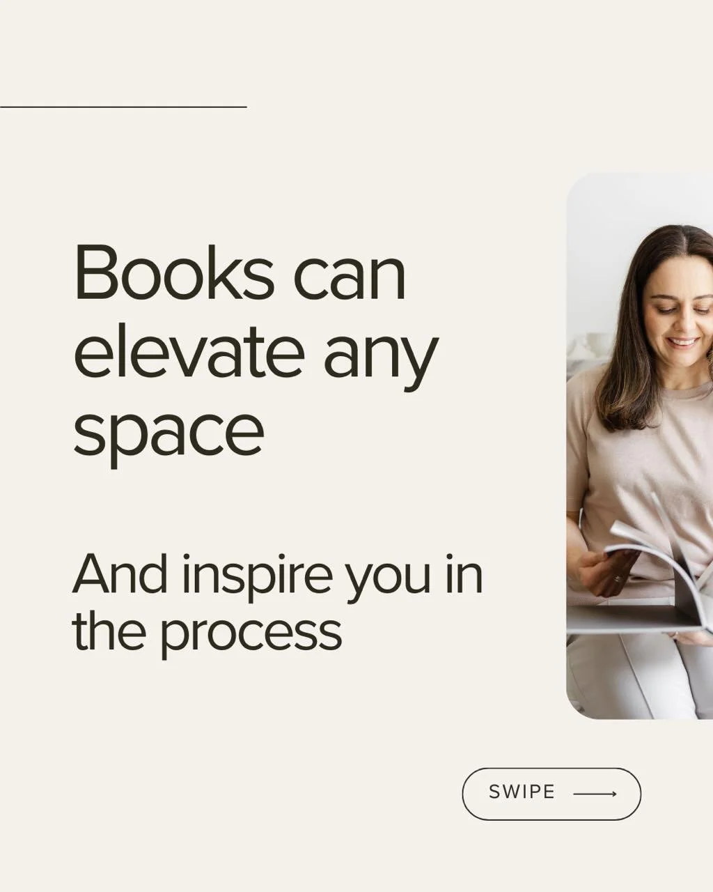 Styling with books is one of my favourite ways to elevate a home.

On a coffee table, side table, console, or shelf, books add height, texture, colour, and personality. They make a space feel layered, collected, and intentional &mdash; a true reflect