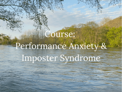 Work with your sensitivity to loosen the grip of performance anxiety and imposter syndrome on your body, heart, and mind.