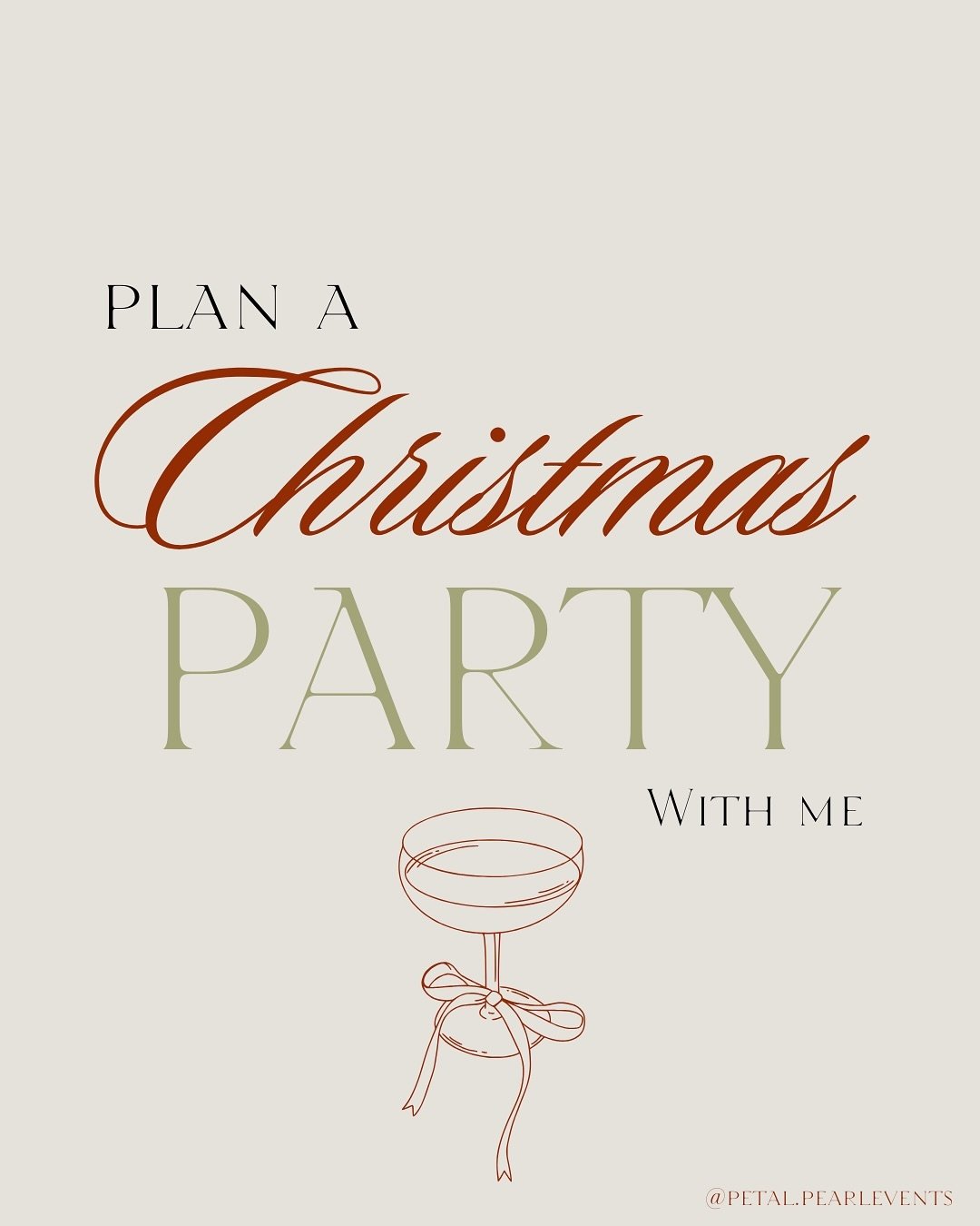 'Tis the season for celebration! 🥂🎄

As we get ready for this Christmas dinner party, our aim is to create an atmosphere that blends elegance and sophistication with a cozy charm. The holidays can often feel a bit hectic, especially when you're the