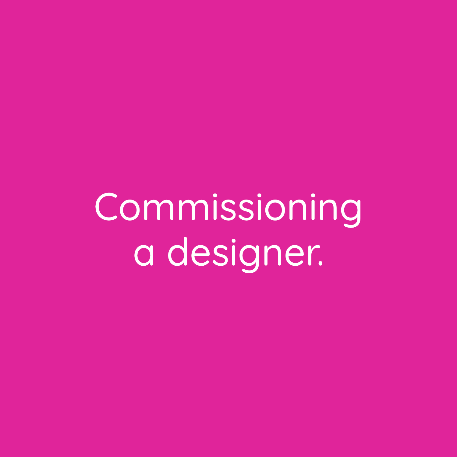 Commissioning a professional graphic designer.