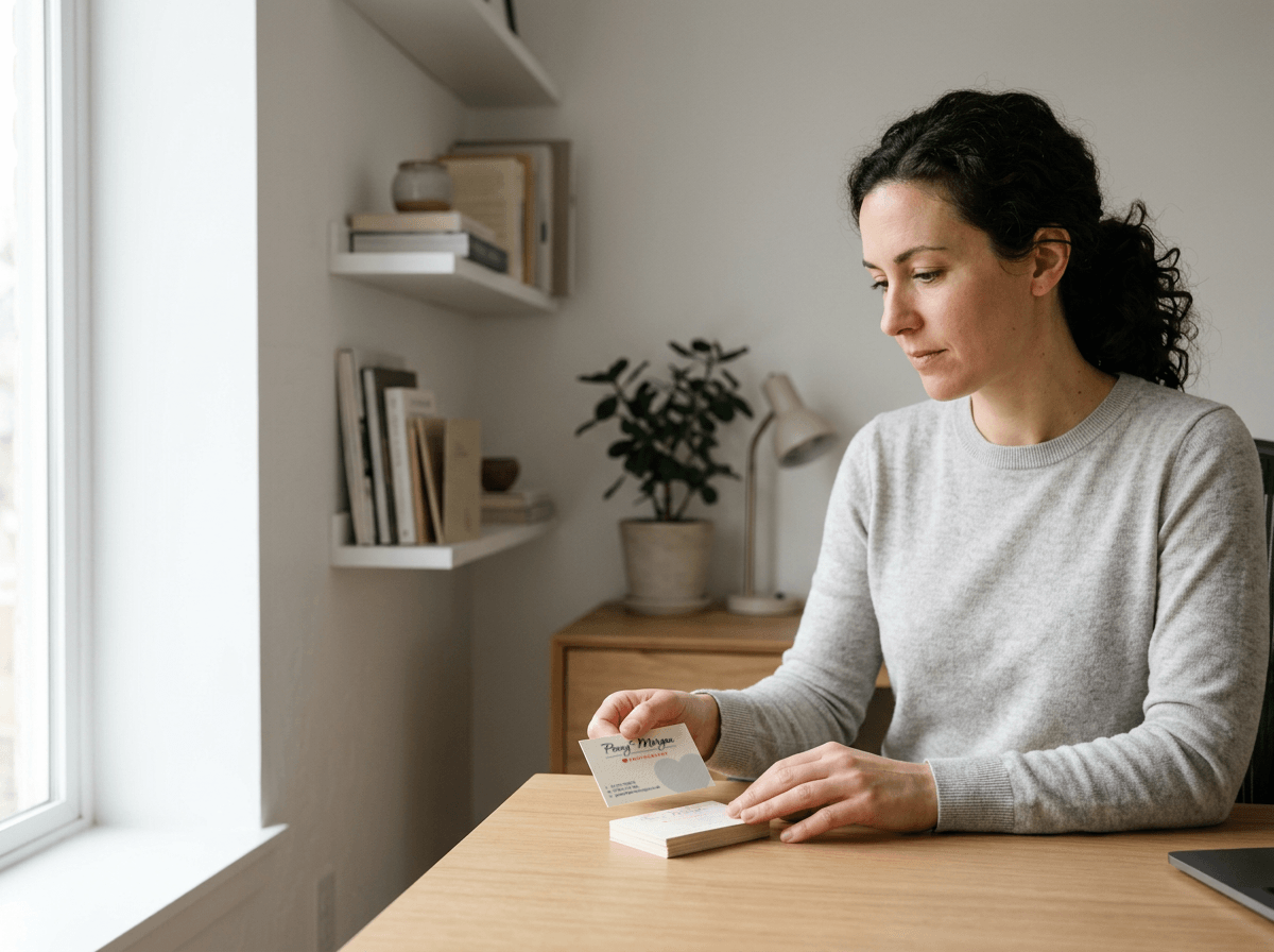 Keep your business card simple