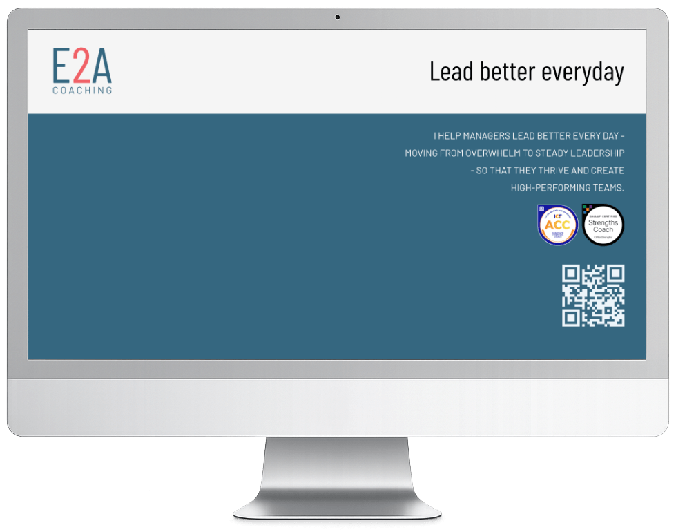 Zoom background on a monitor