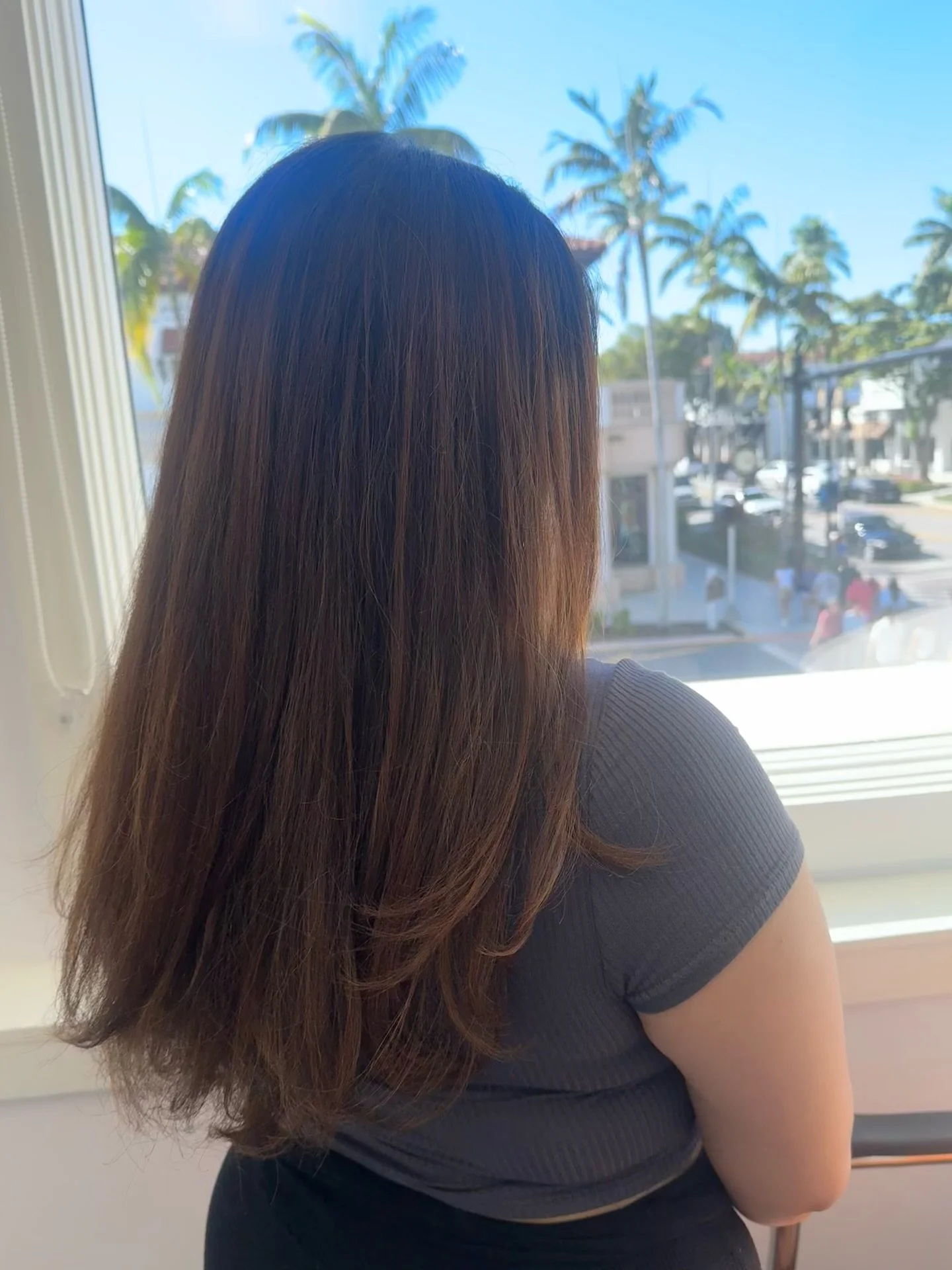 ✂️🫶🏻#haircut #longlayershaircut #faceframing #hanzo #hanzonation #bioionic #goldwell #naplesfl #napleshairstylist #napleshair #napleshairsalon #swflhair #swflhairstylist #beforeandafterhair