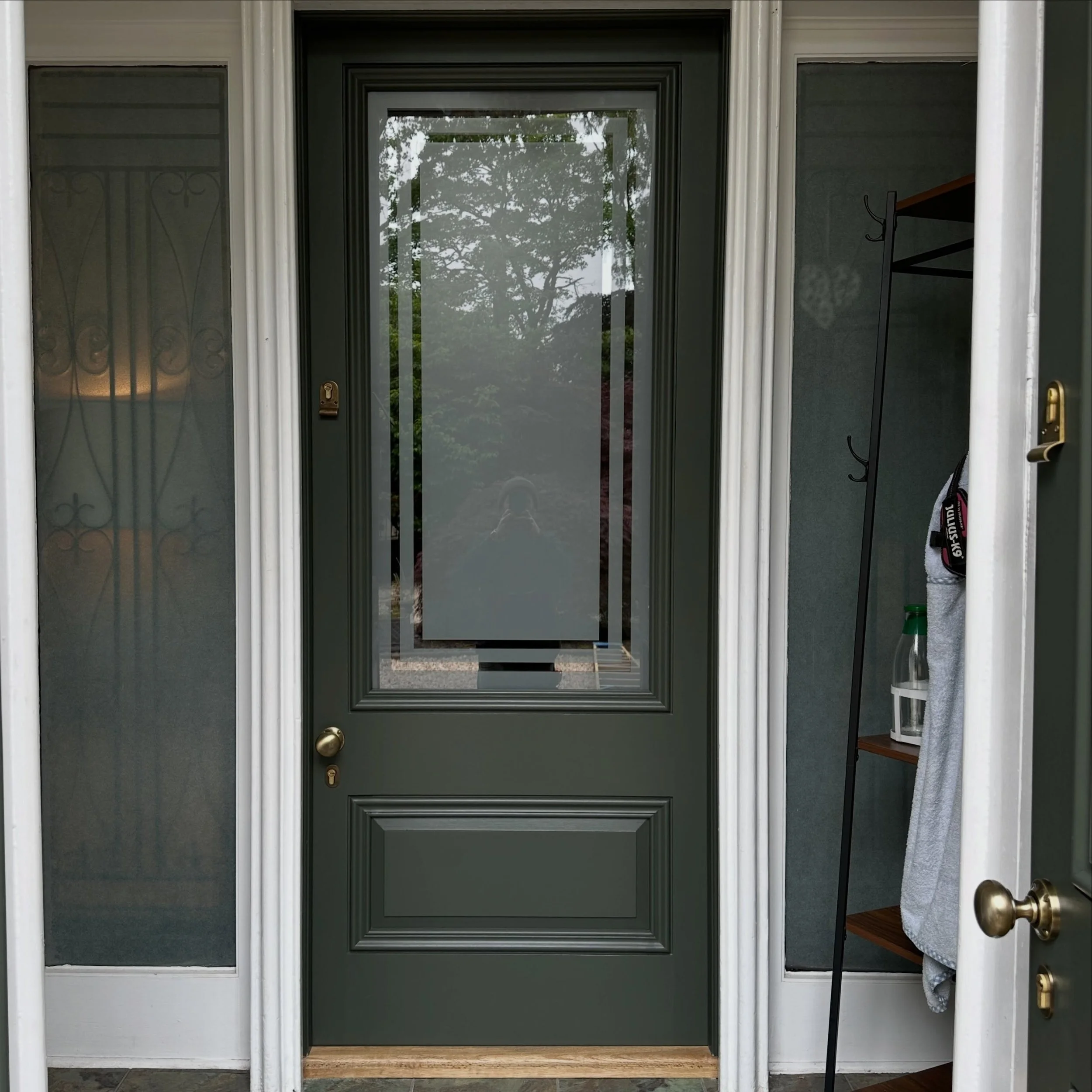 Good morning, 

Hope you are all having a great weekend. We have been very hard at work in the workshops tidying and reorganising and we have some good news coming next week 👀

This beautiful front door  was fitted along with the amazing storm doors