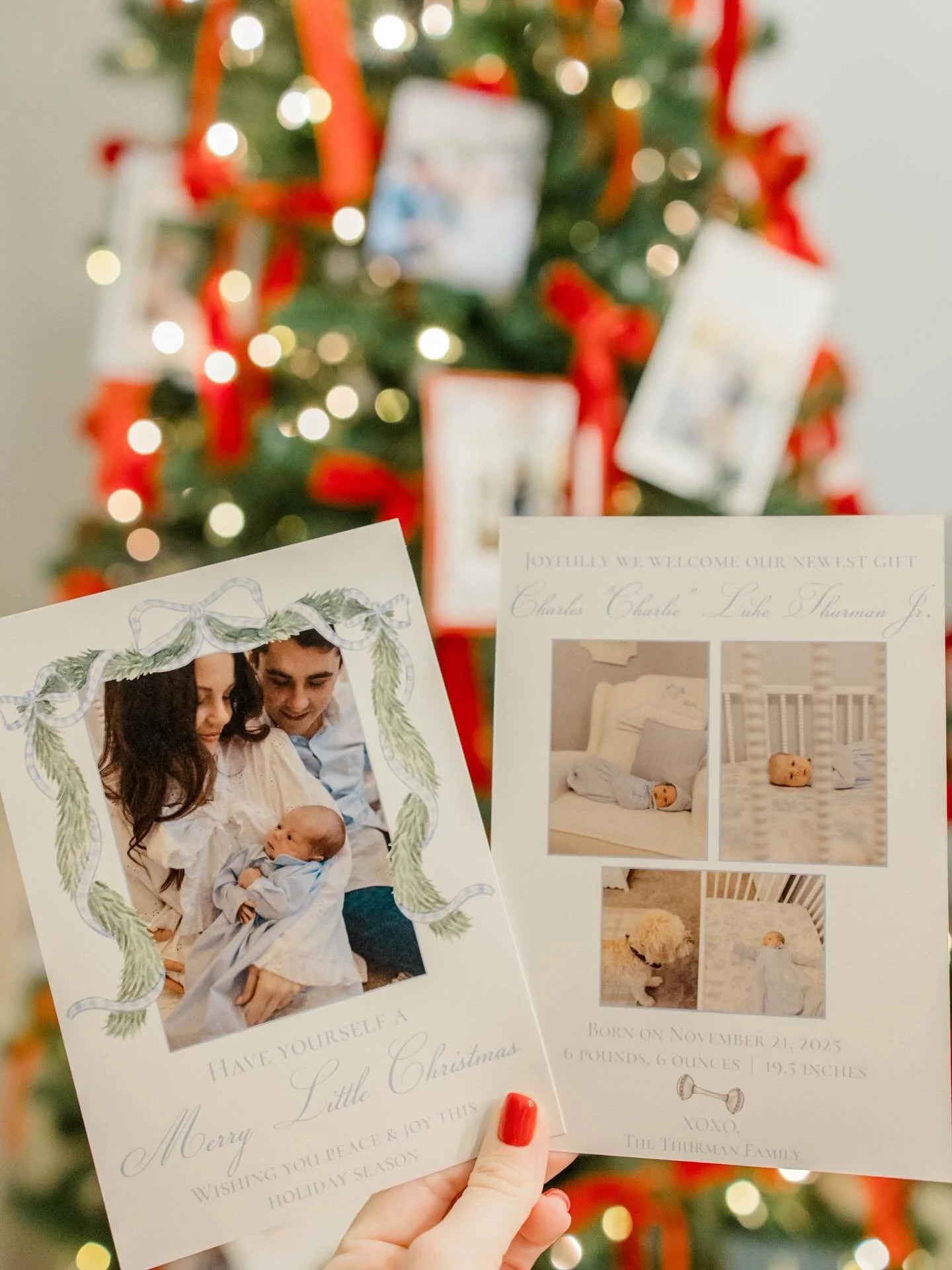 Christmas card for 2025 is a special one💌🫶🏻🎅🏼