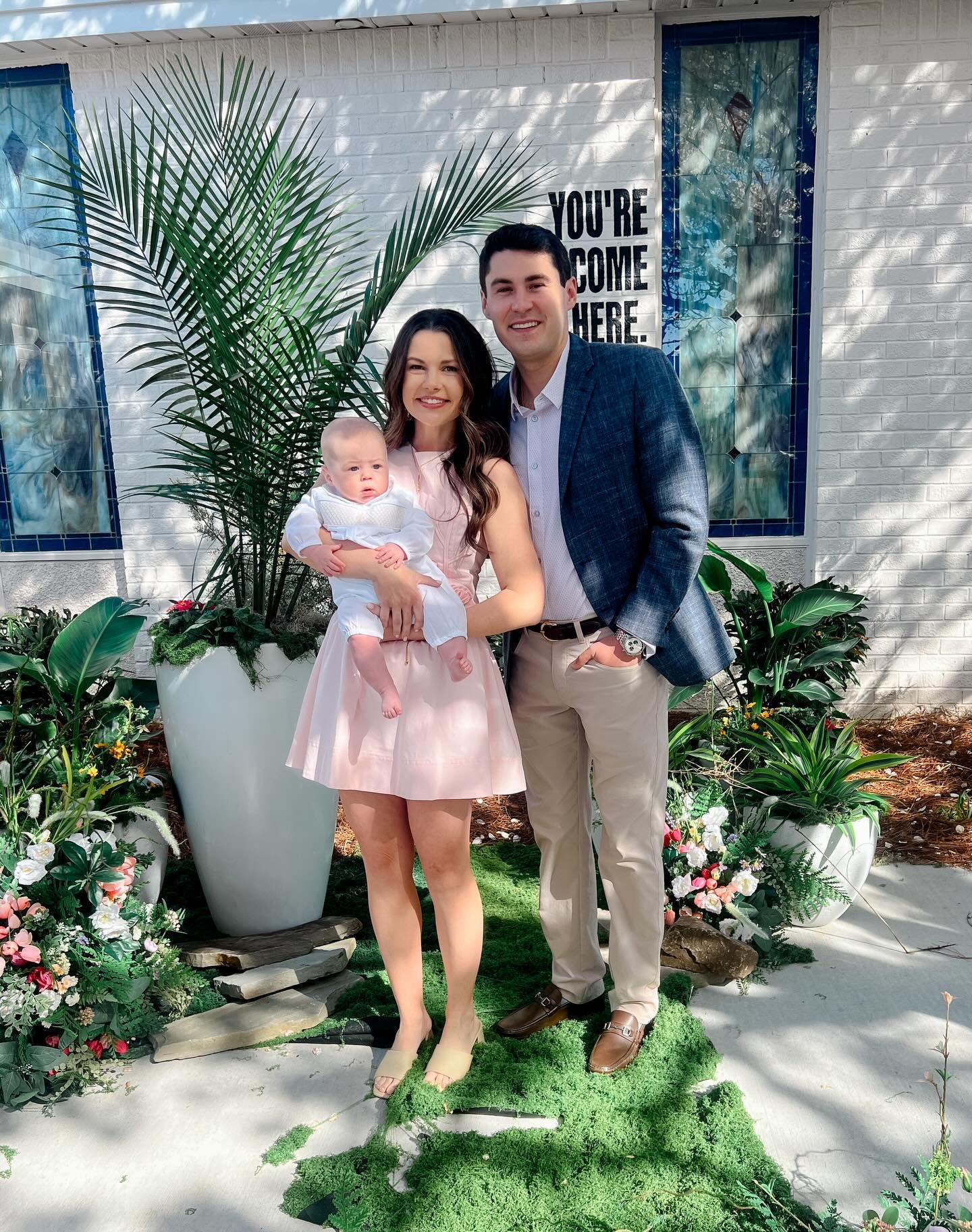 He is Risen!! And we are so thankful!!!!! The best Easter weekend with our little family🩵✝️🐰🌸