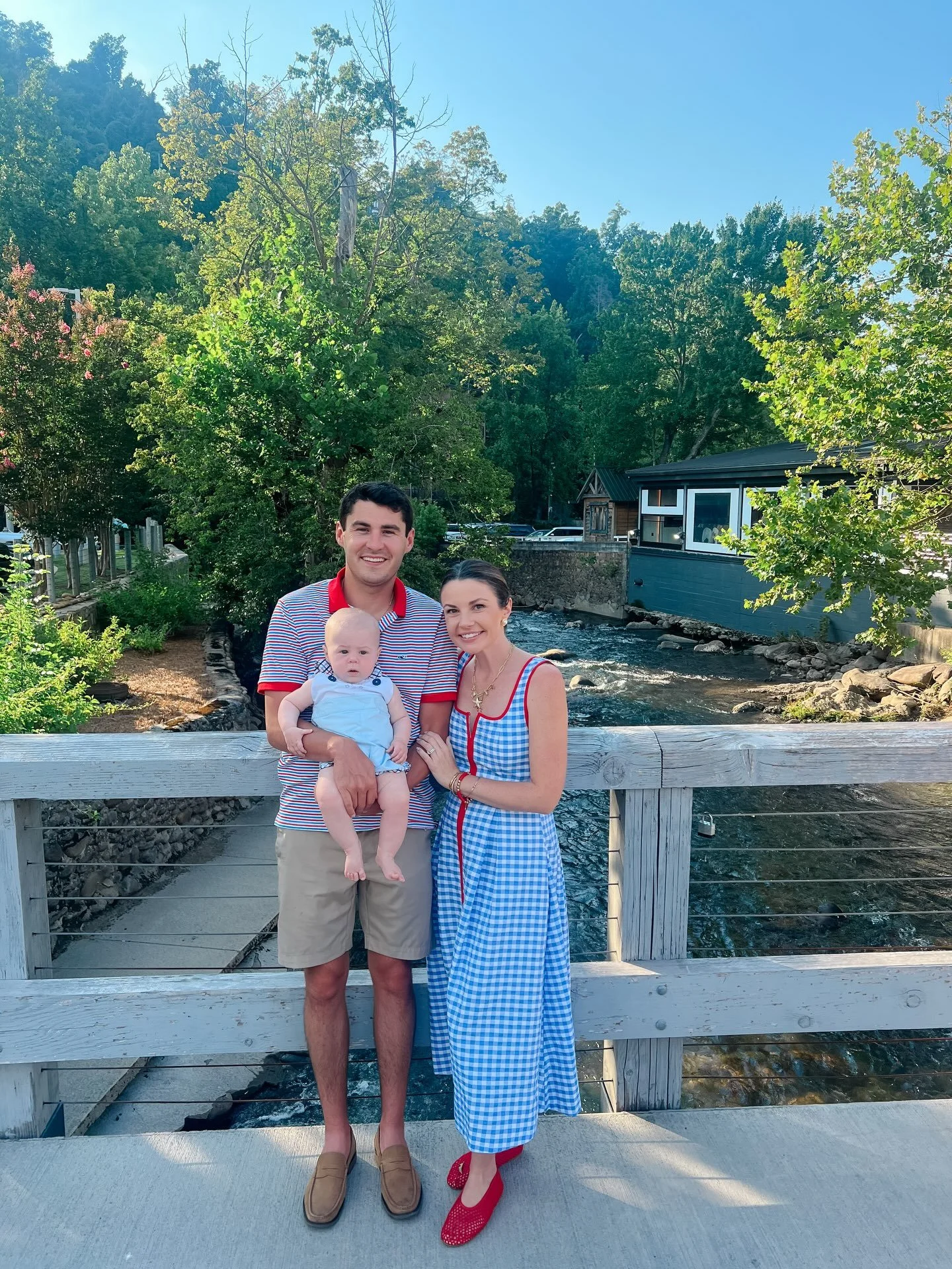 The land that we LOVE!!!! Happy 250th, America! Charlie&rsquo;s first Buckman family Fourth of July in the Smokies 🧨🐻🇺🇸🩵
