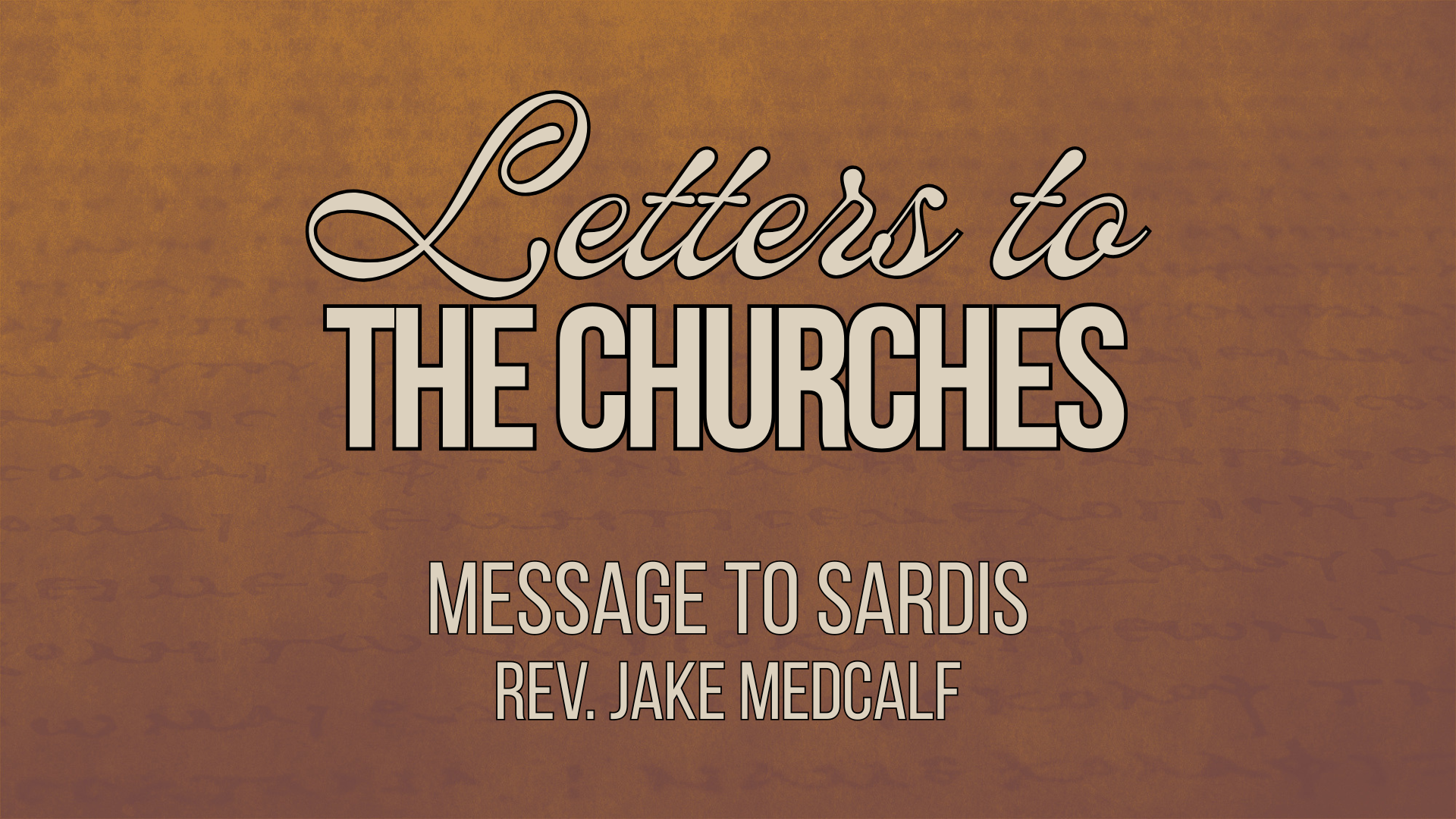 Message to Sardis
