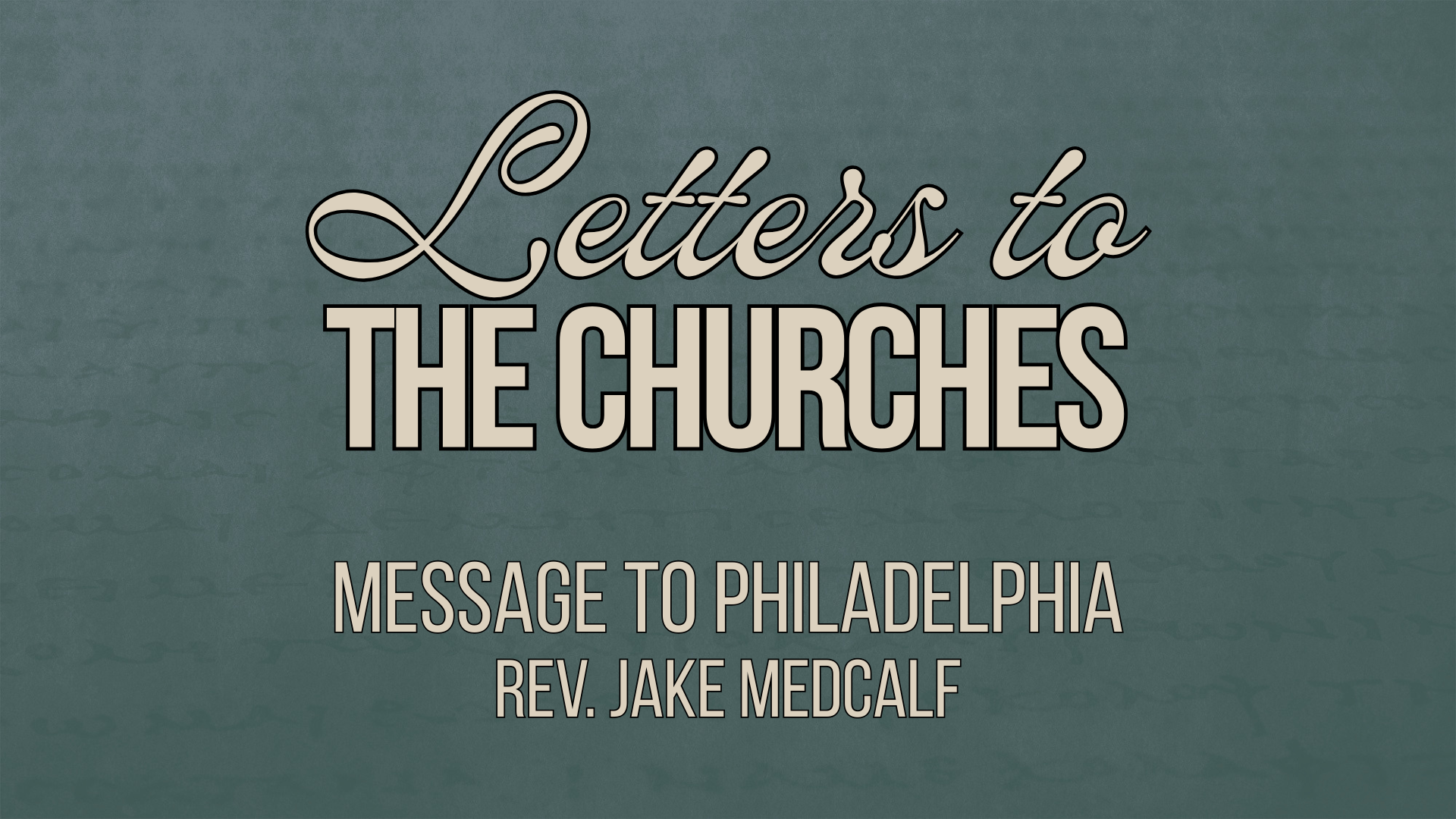 Message to Philadelphia