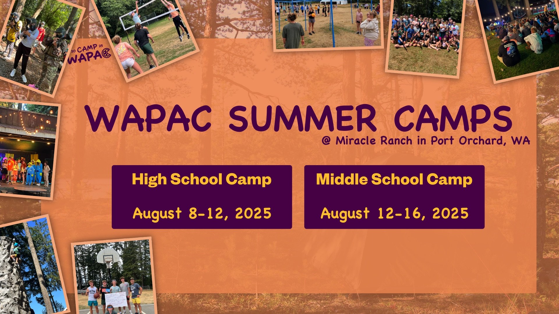 WAPAC Youth Camps