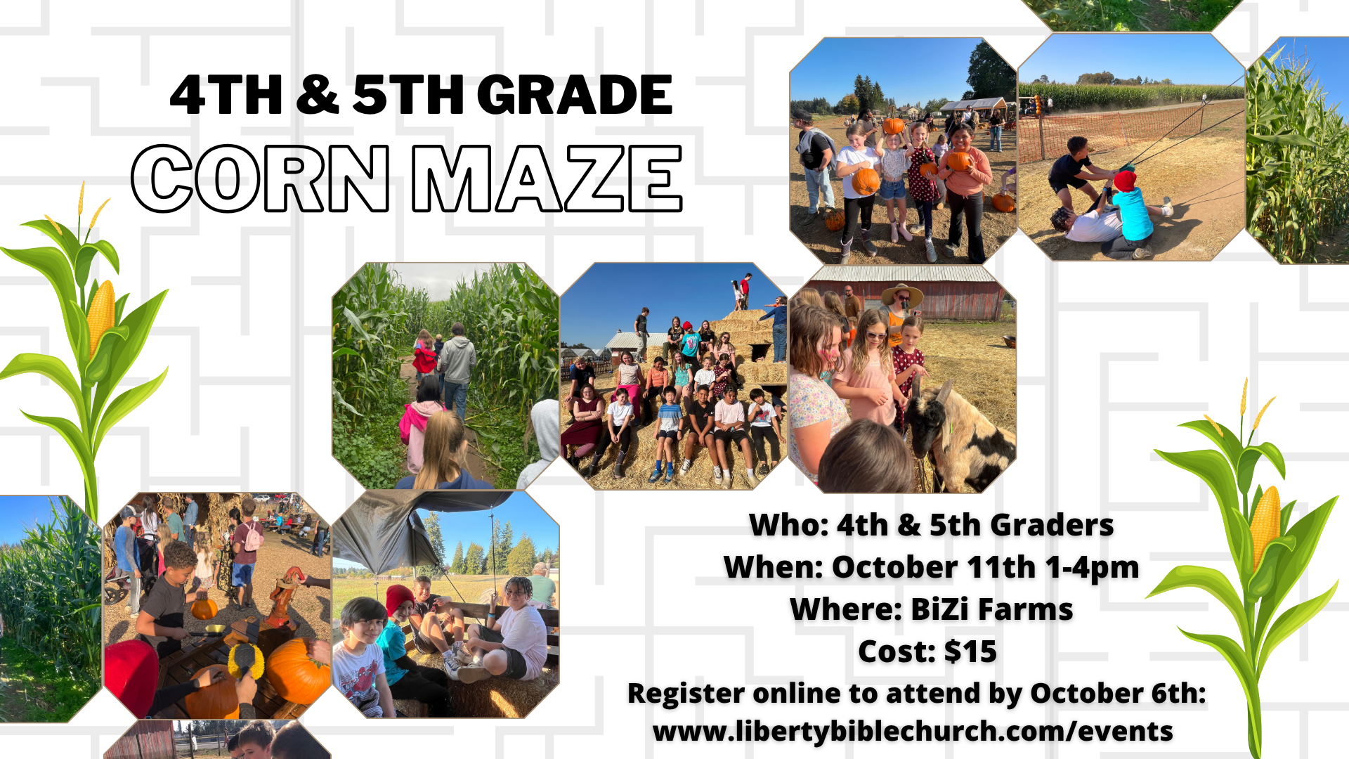 4th & 5th Grade Corn Maze