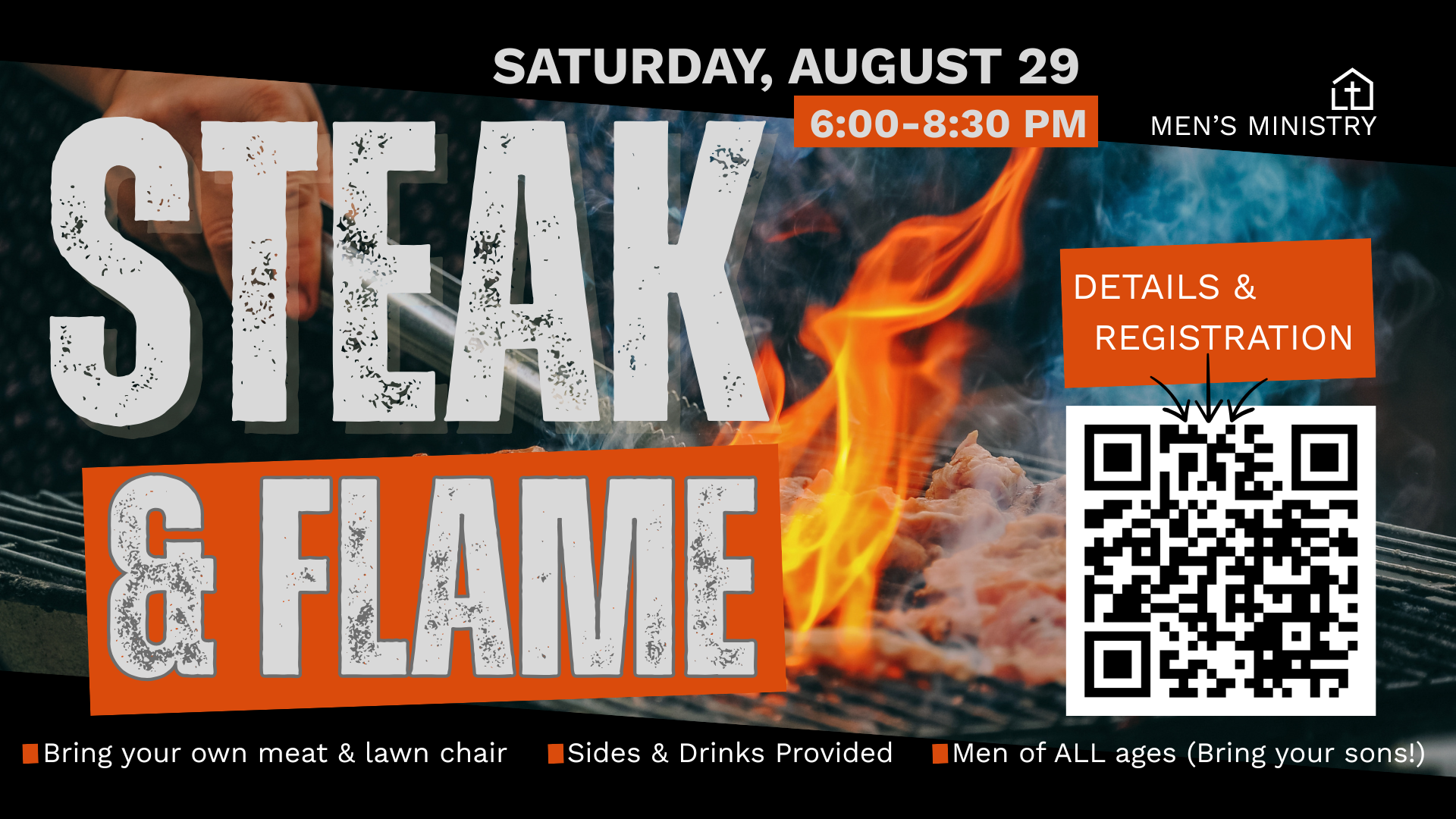 Men's Steak & Flame