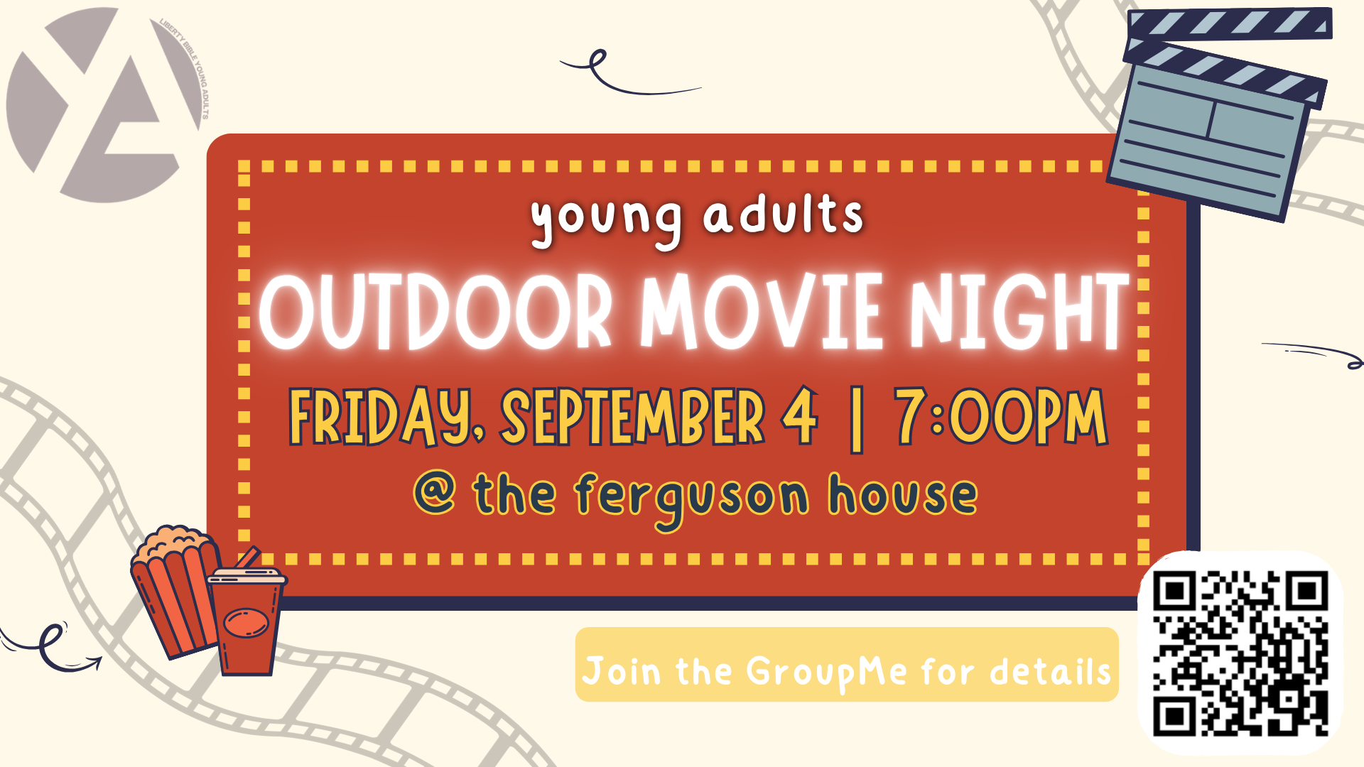 Young Adult Outdoor Movie Night