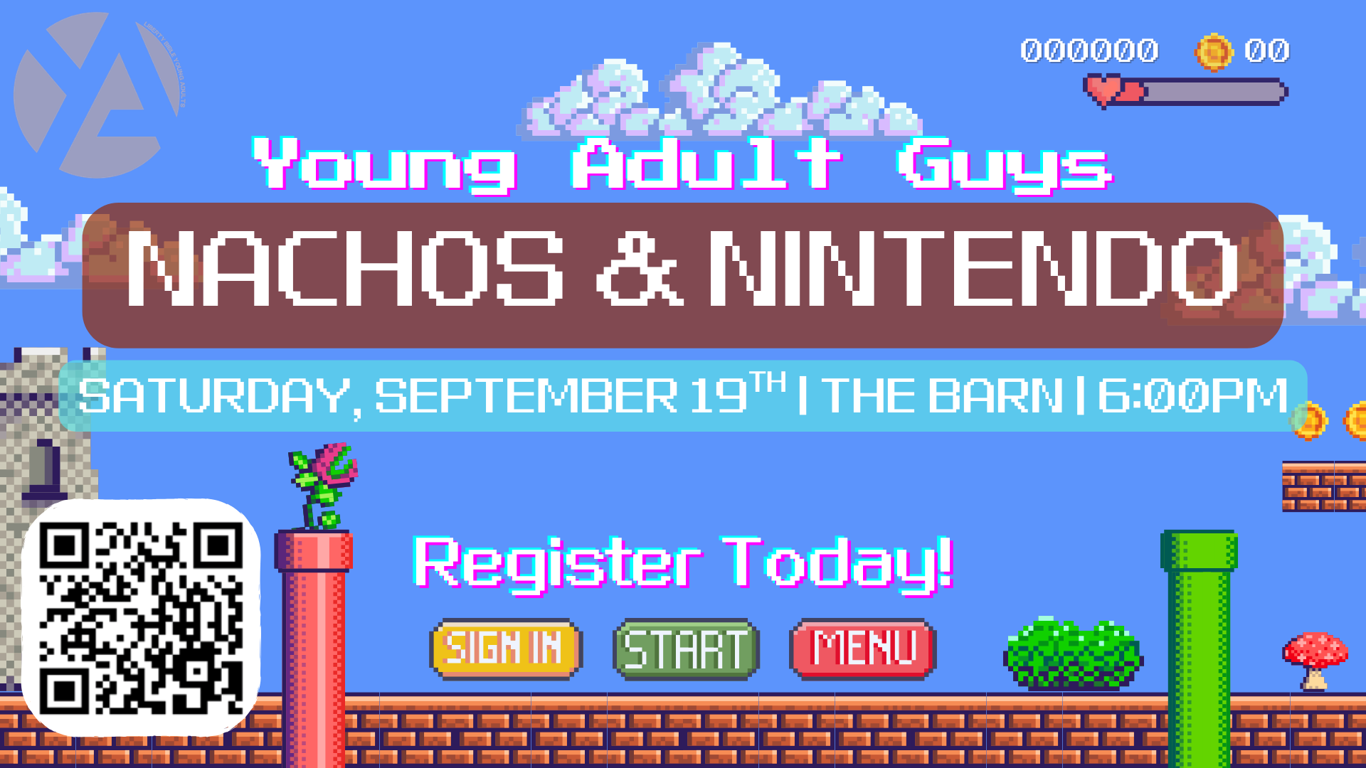 Young Adult Guys Nachos & Nintendo