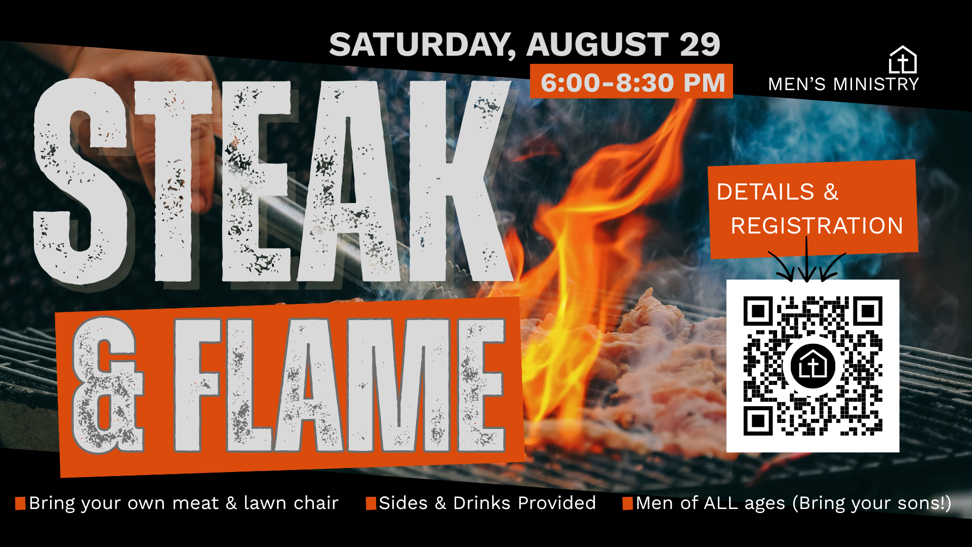 Men's Steak & Flame