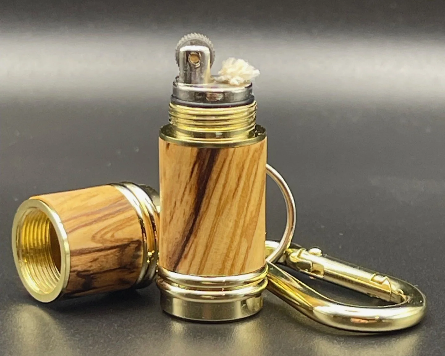 Lighter Keychain Gold Chrome Finish