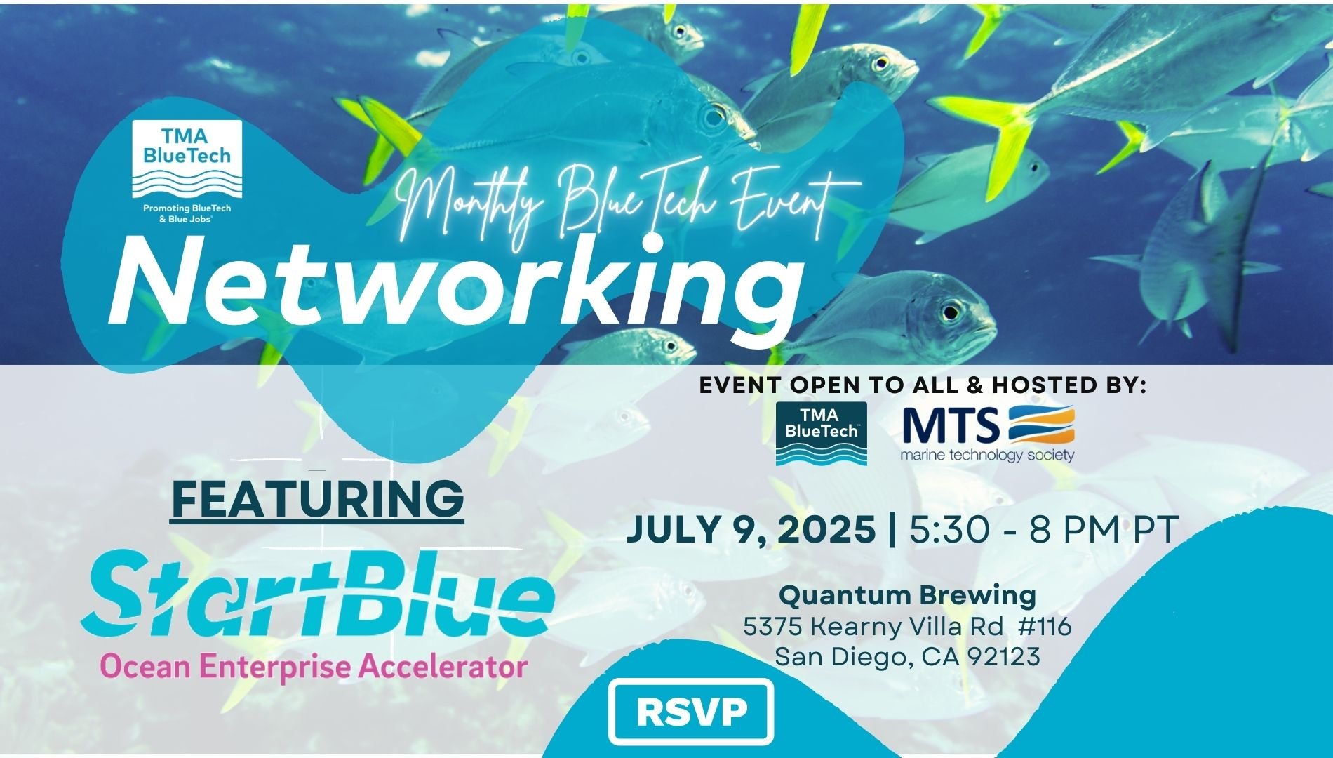 Monthly BlueTech Networking: San Diego, CA