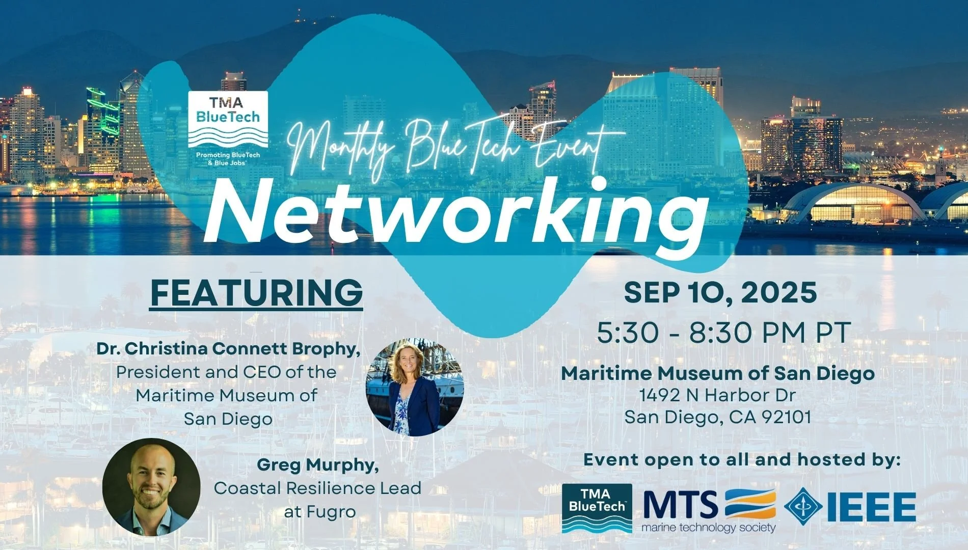 Monthly BlueTech Networking: San Diego, CA