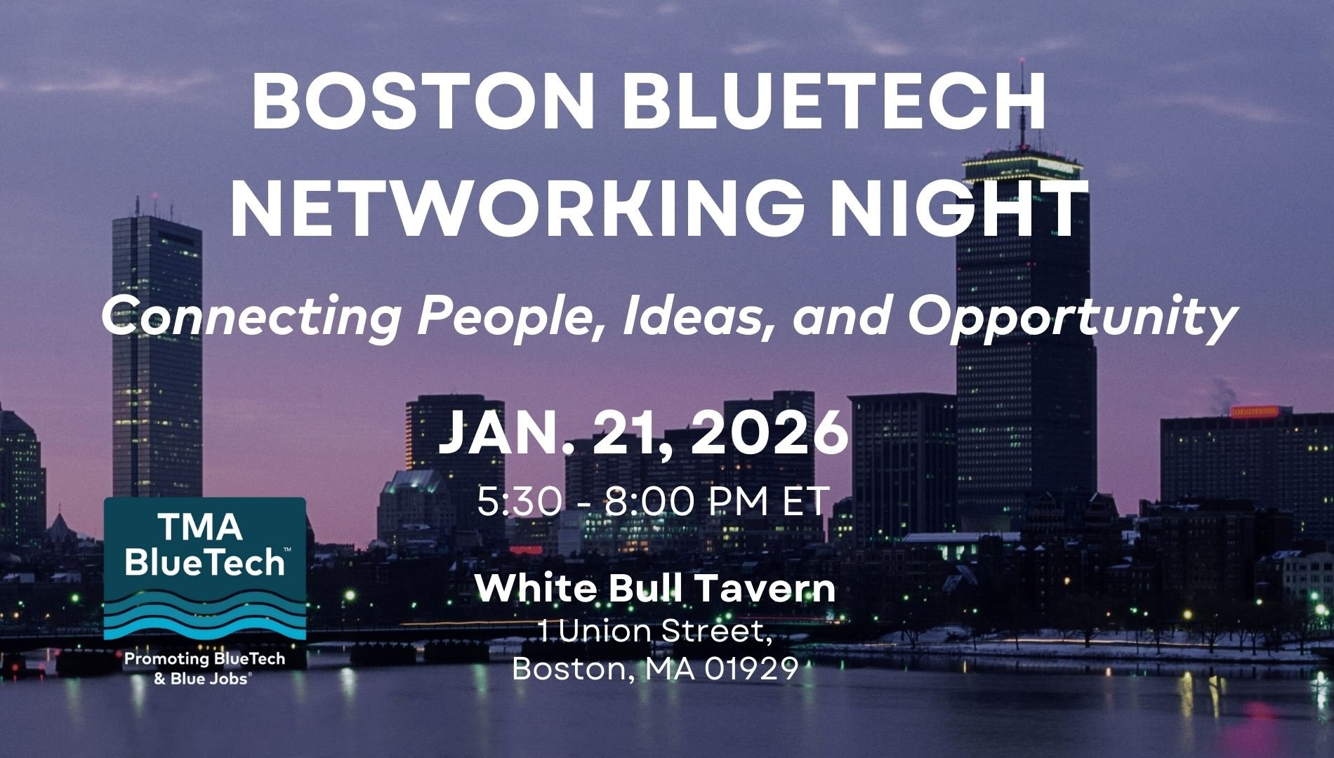 Boston BlueTech Networking Event