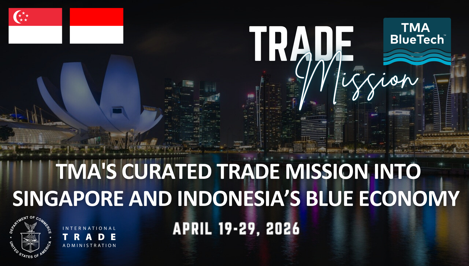 TMA BlueTech Announces 8 U.S. Companies Selected for 2026 Trade Mission to Singapore-Indonesia