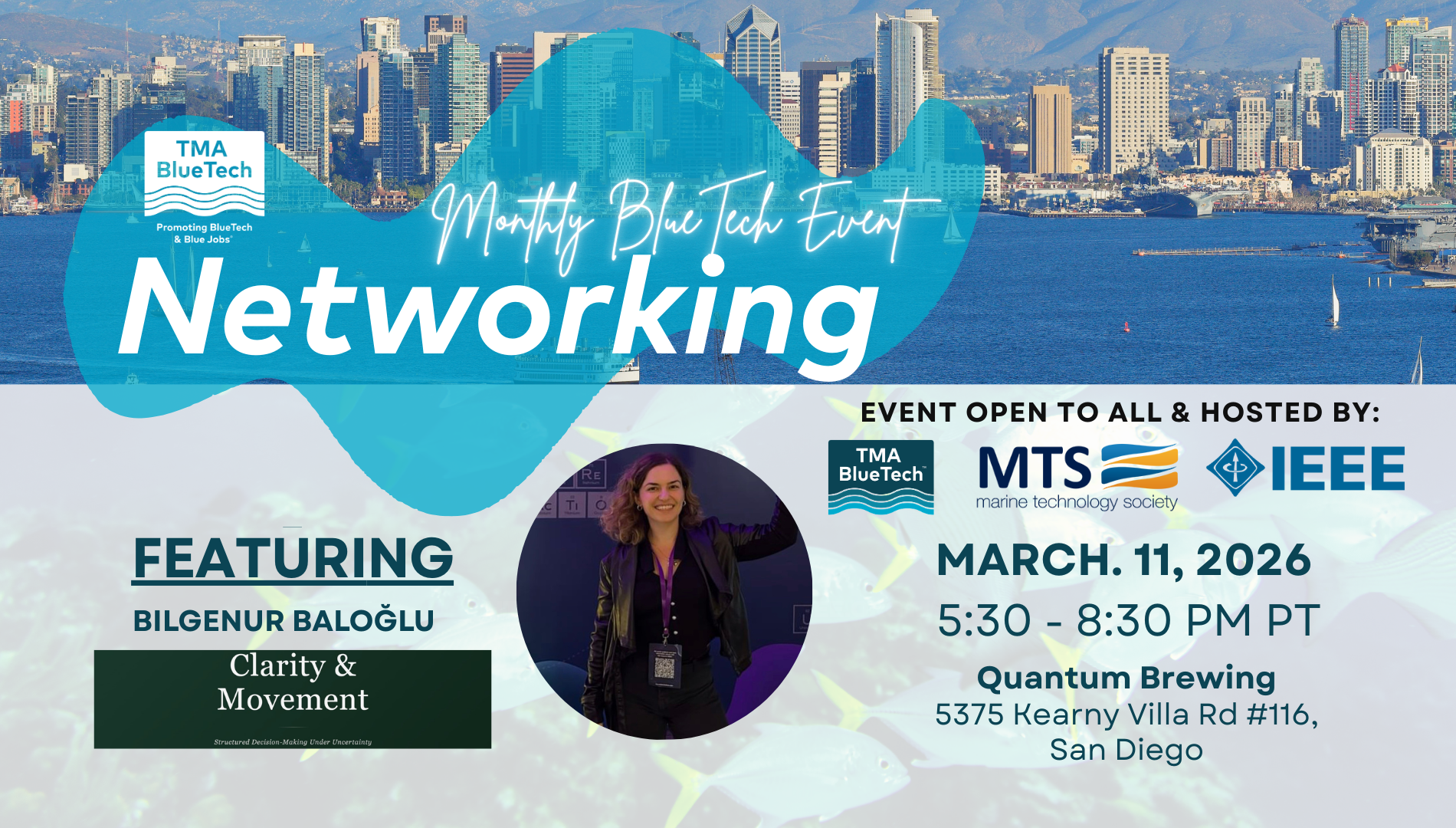 San Diego BlueTech Networking Event 