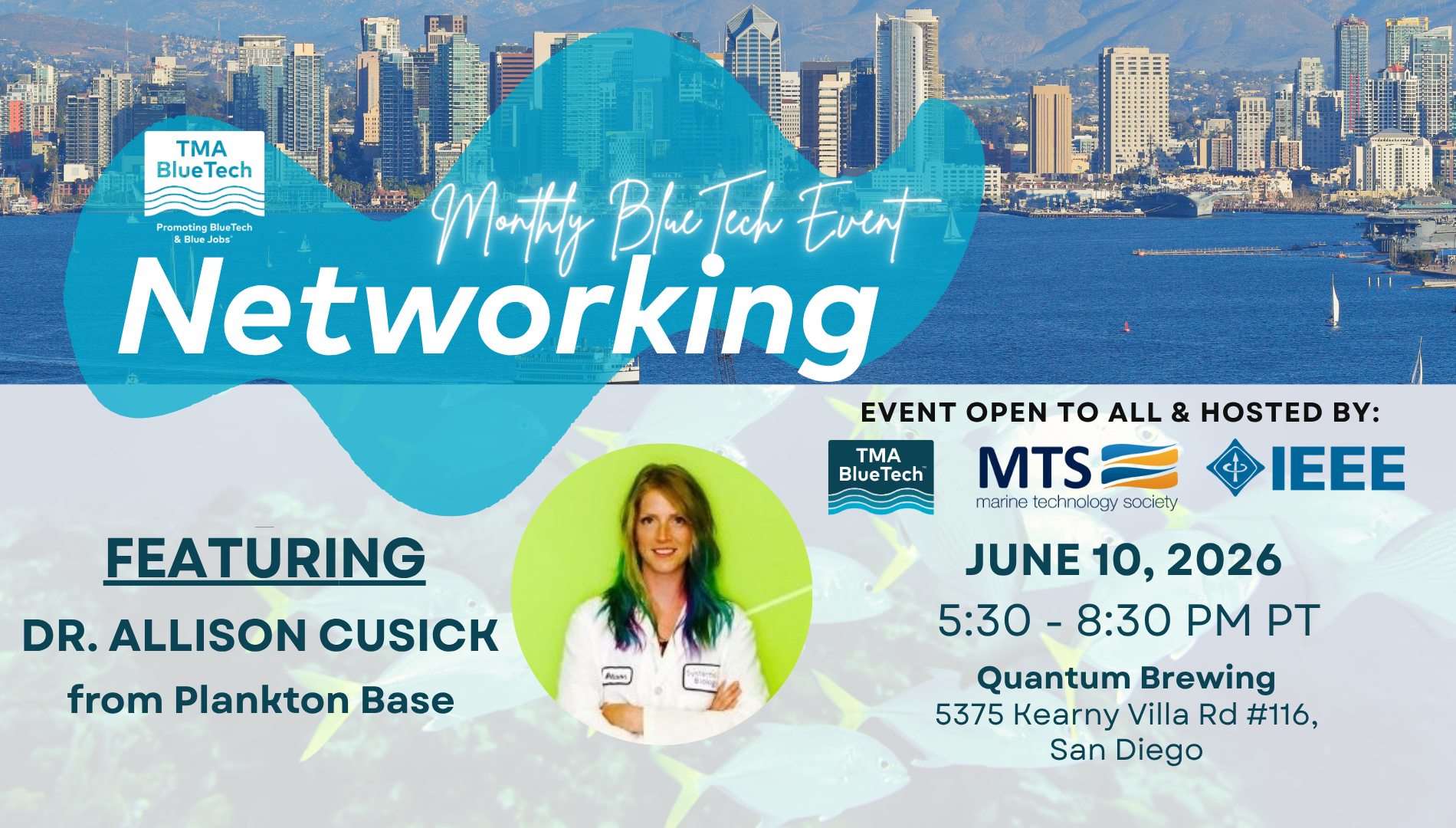 San Diego BlueTech Networking Event 