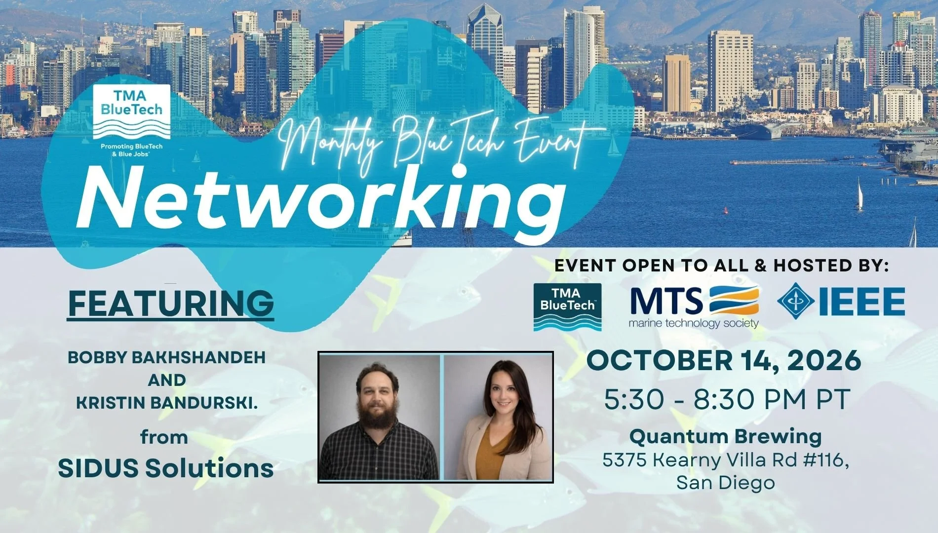 San Diego BlueTech Networking Event