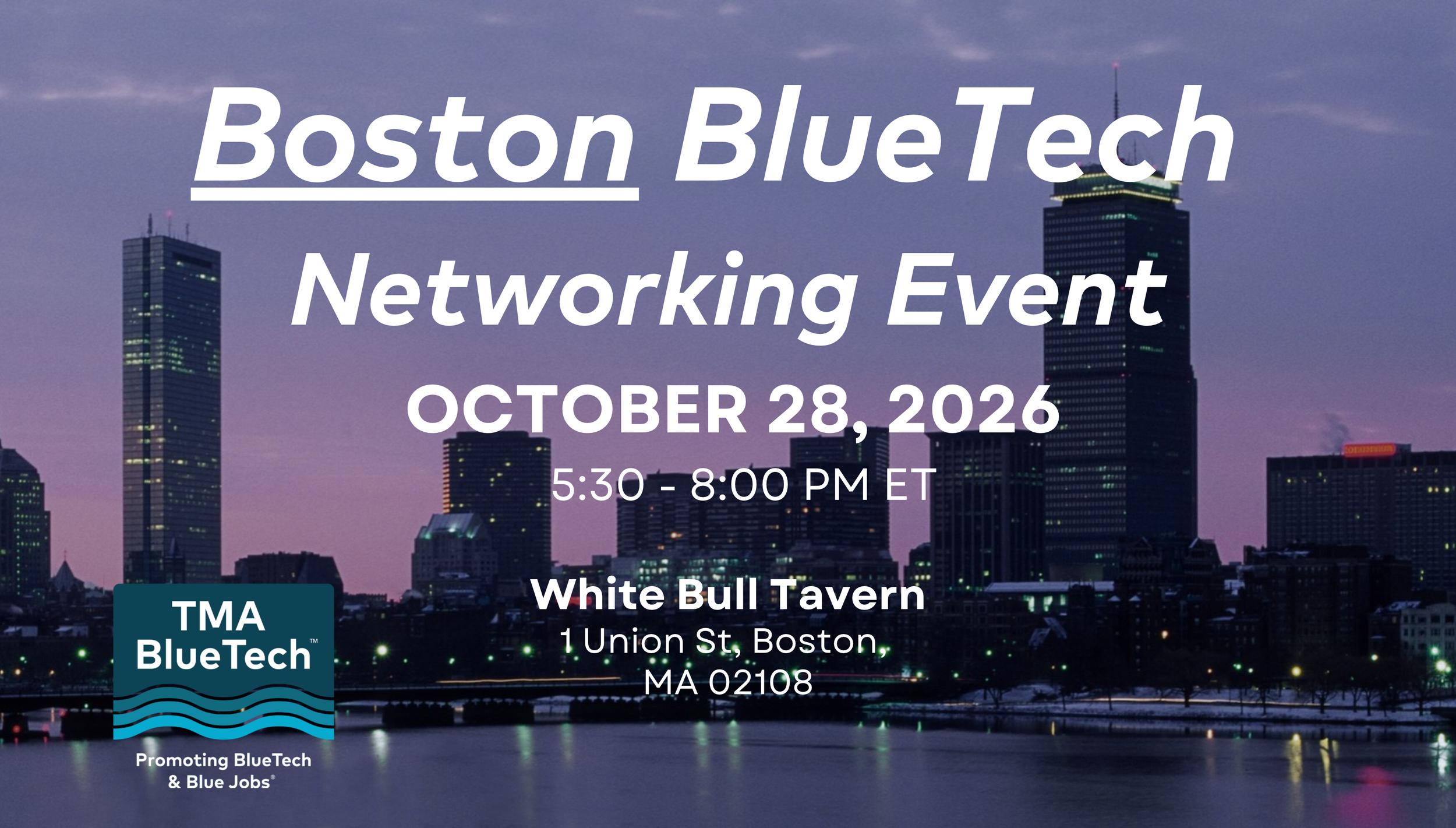 Boston BlueTech Networking Event 